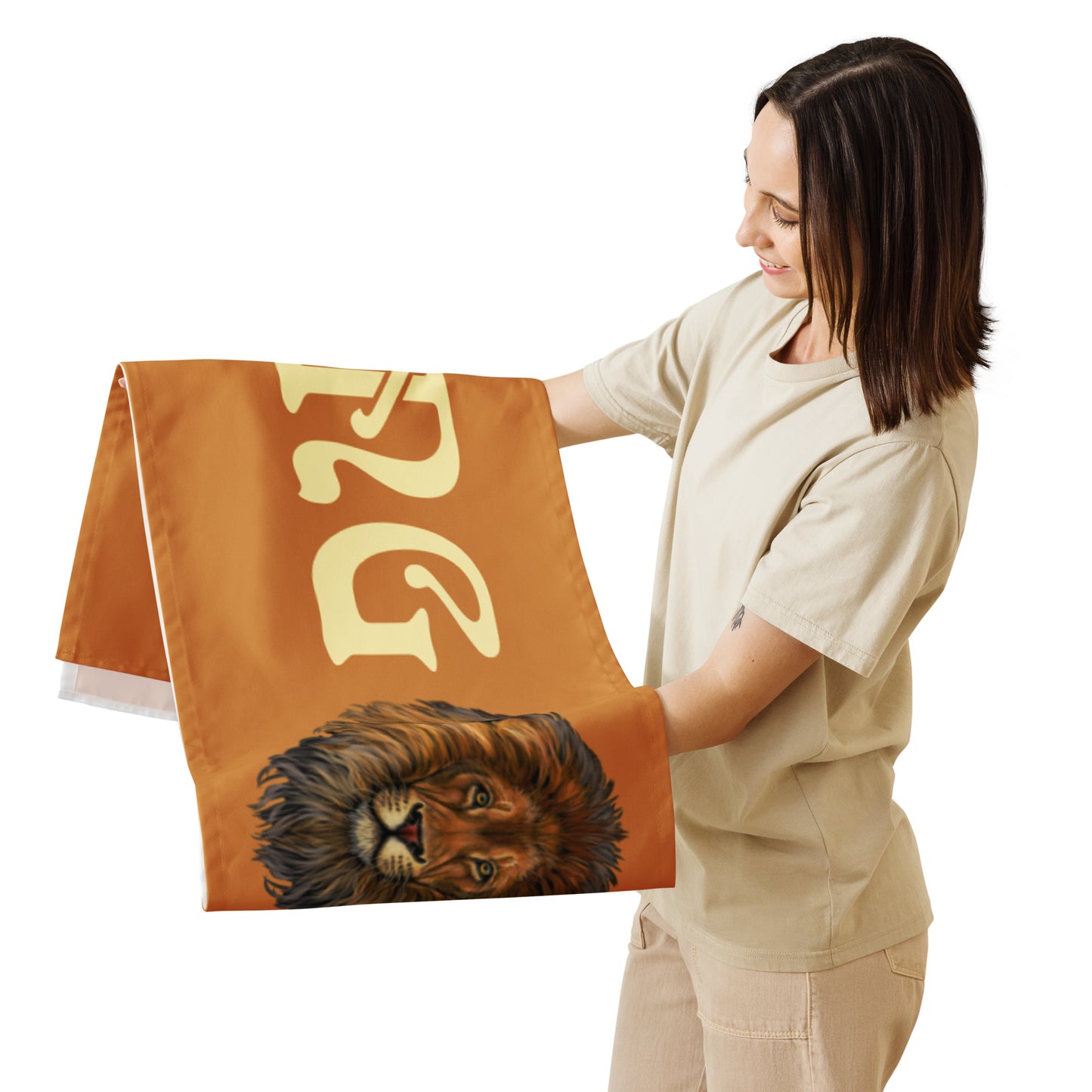 “STRONG” Bronze Table Runner W/Fawn Font