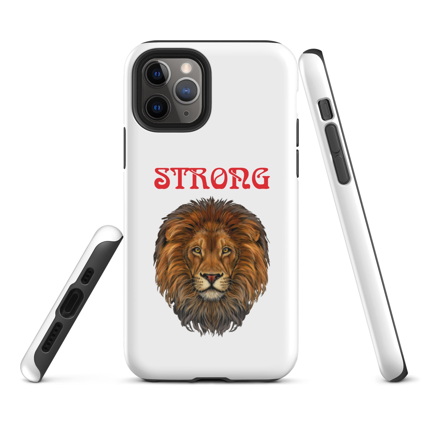 “STRONG”Tough Case for iPhone®W/Red Font
