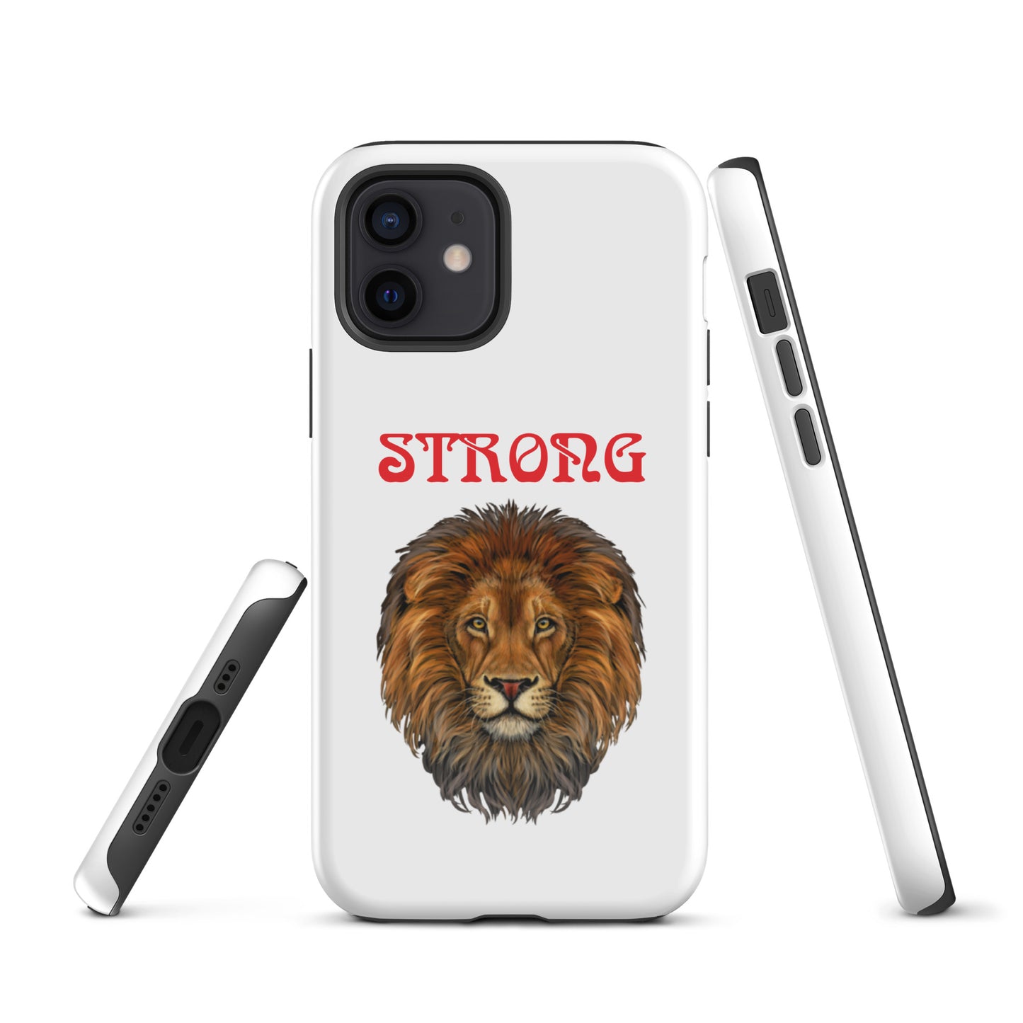 “STRONG”Tough Case for iPhone®W/Red Font