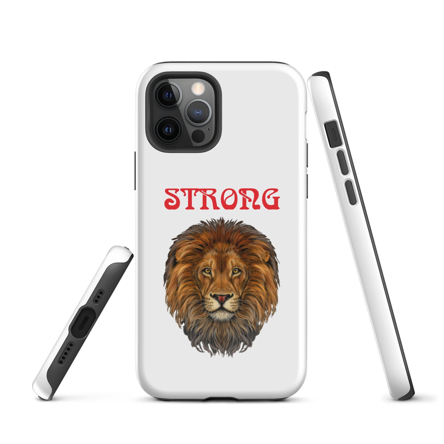 “STRONG”Tough Case for iPhone®W/Red Font