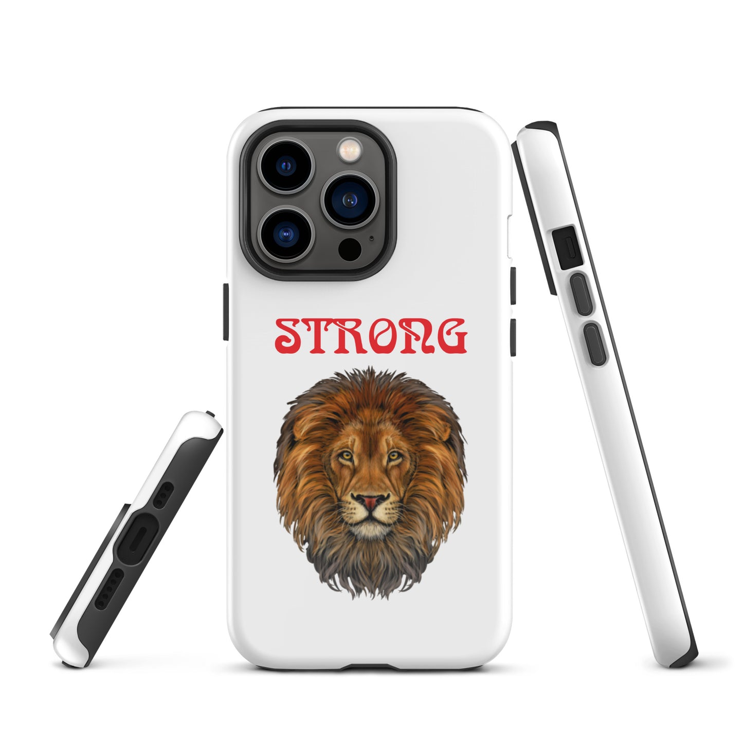 “STRONG”Tough Case for iPhone®W/Red Font
