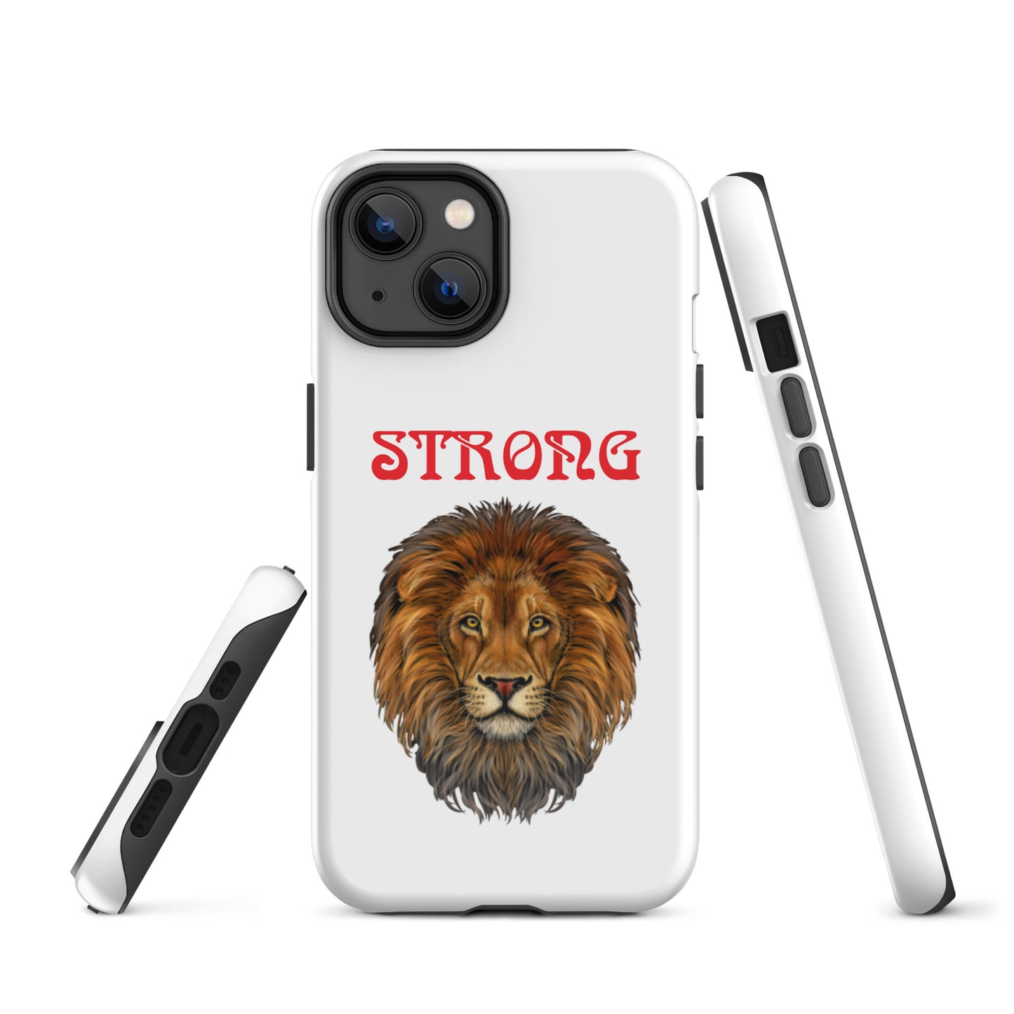 “STRONG”Tough Case for iPhone®W/Red Font