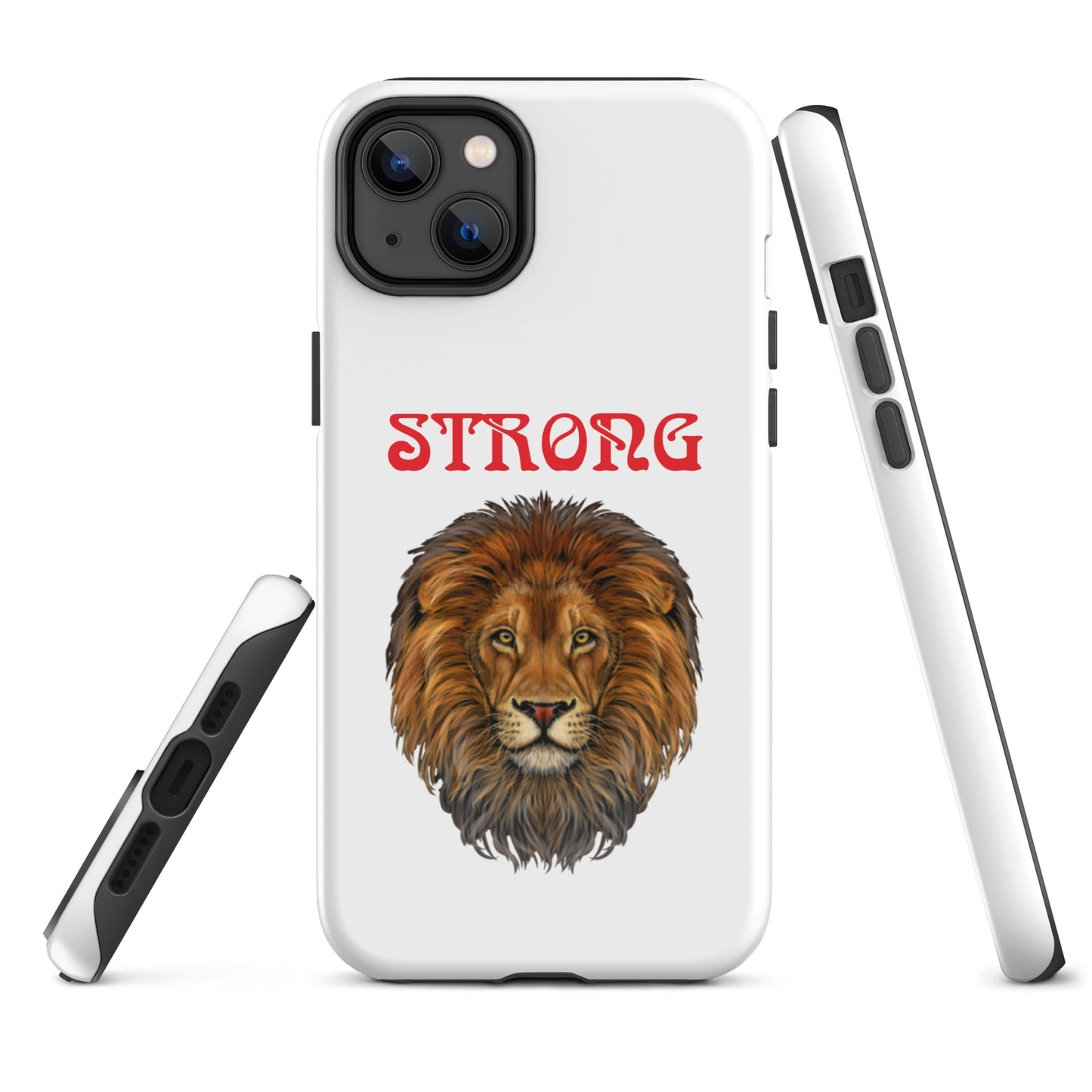 “STRONG”Tough Case for iPhone®W/Red Font