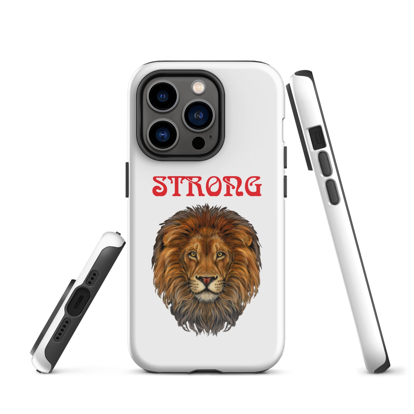 “STRONG”Tough Case for iPhone®W/Red Font