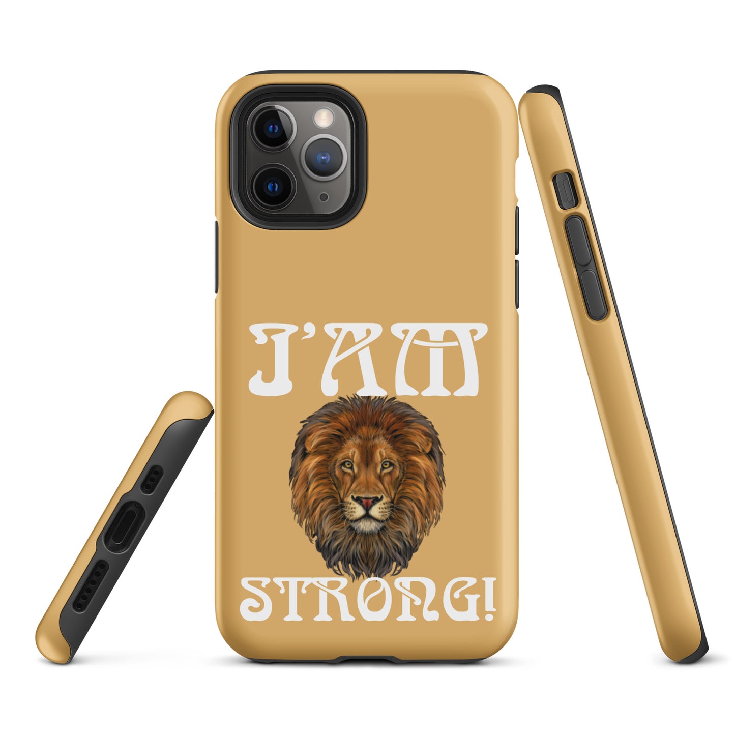 “I’AM STRONG!” Fawn Tough Case for iPhone® W/White Font