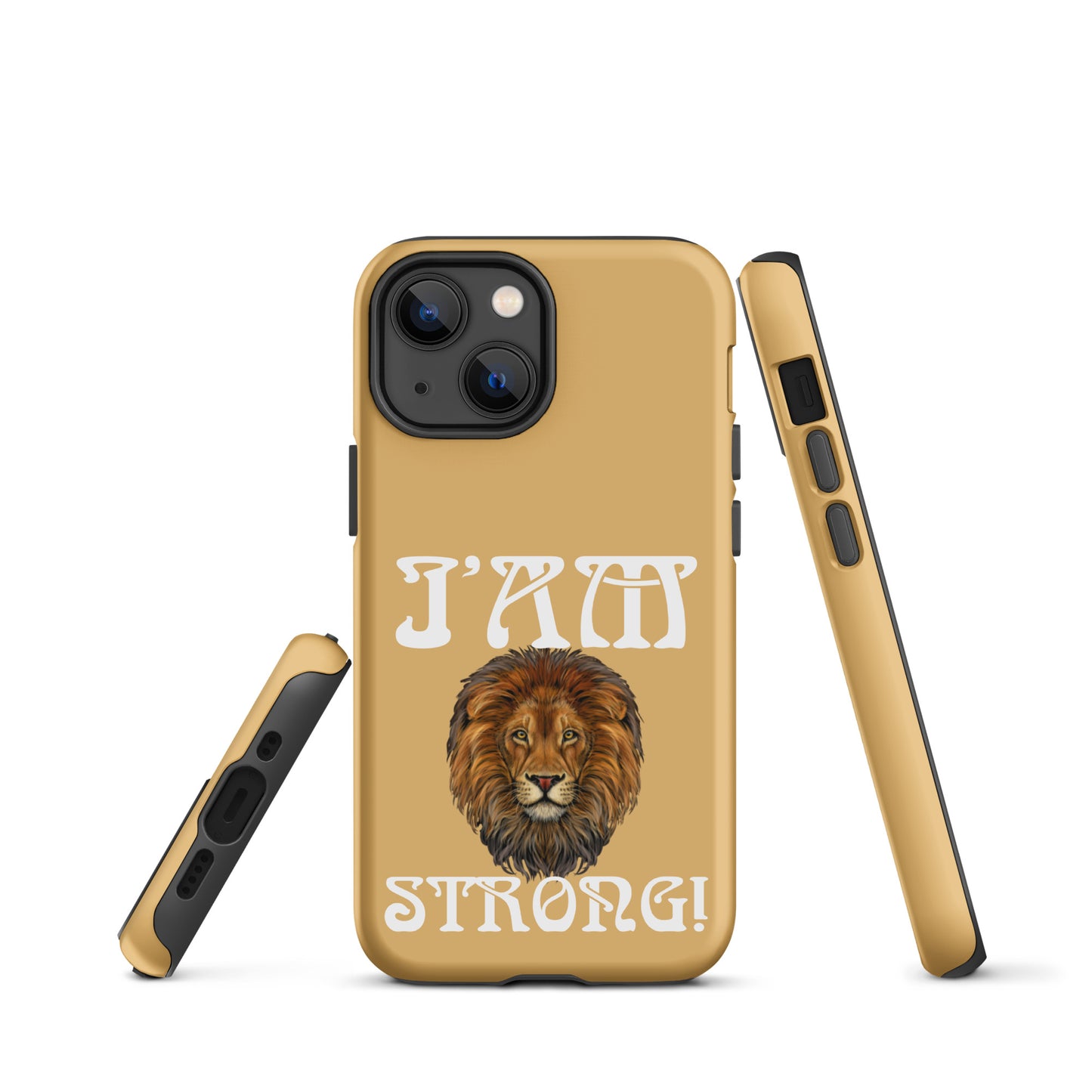 “I’AM STRONG!” Fawn Tough Case for iPhone® W/White Font