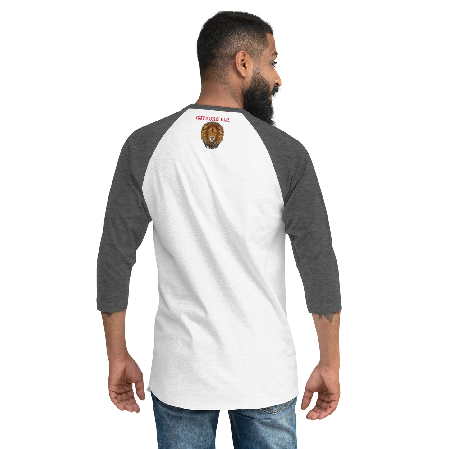 “I’AM POWERFUL!” 3/4 Sleeve Raglan Shirt W/Cerulean Font