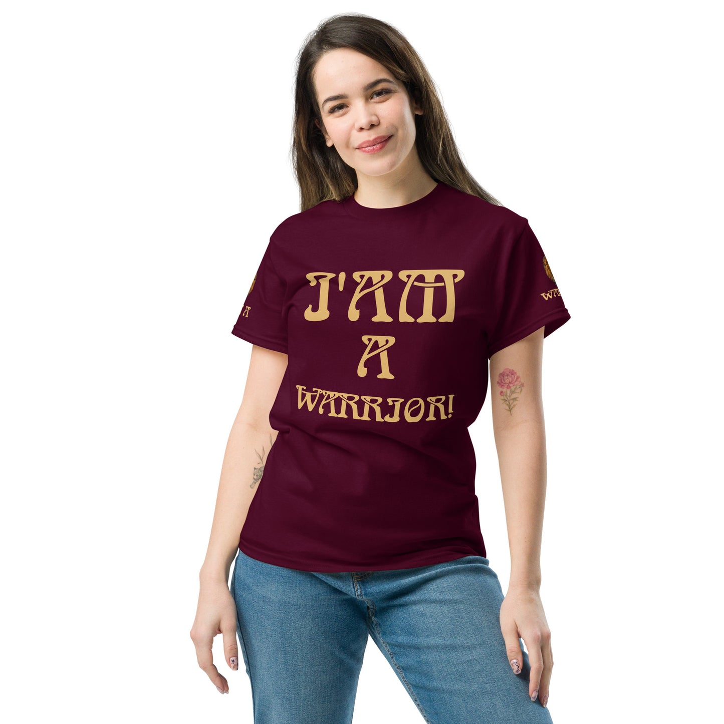 “I’AM A WARRIOR!”Unisex Classic Tee W/Fawn Font