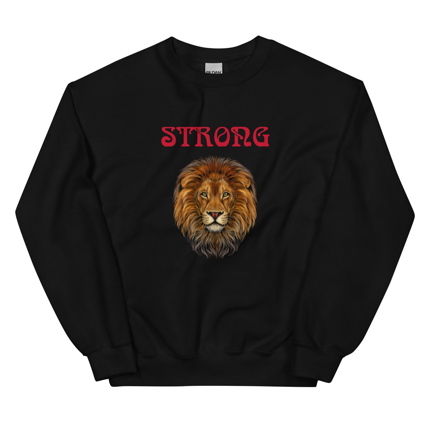 “STRONG”Unisex Sweatshirt W/Red Font