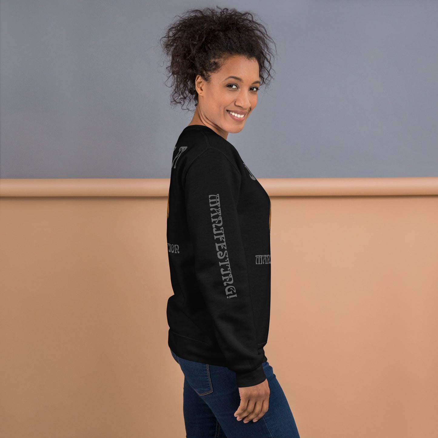 “I’AM A MANIFESTATION!" Unisex Sweatshirt W/Grey Font