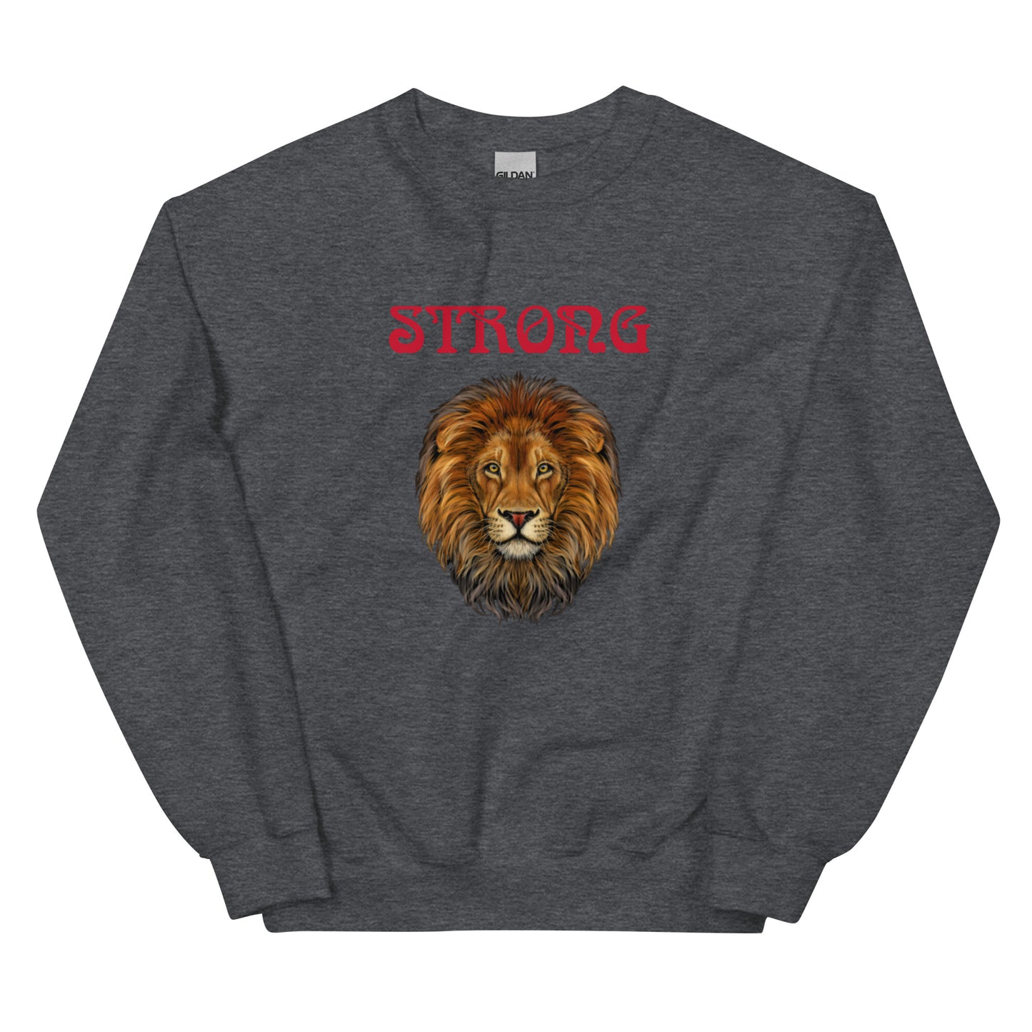 “STRONG”Unisex Sweatshirt W/Red Font