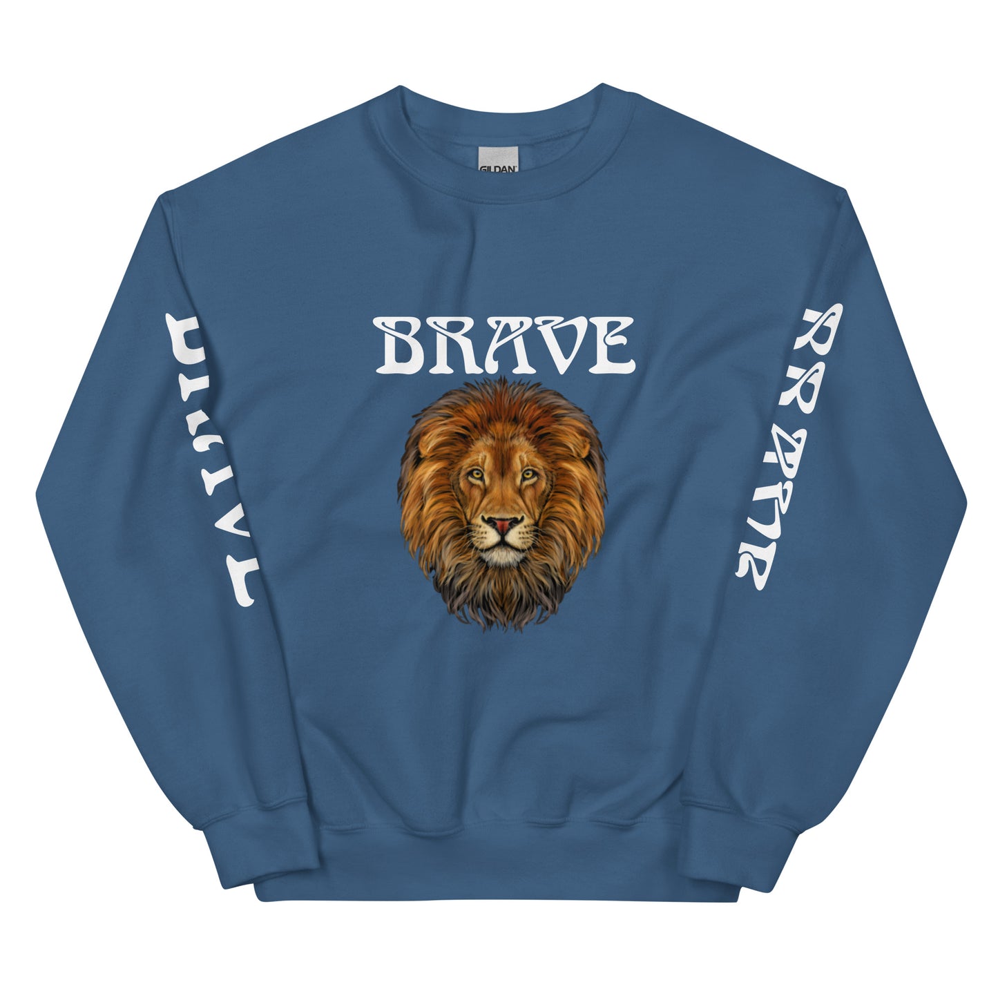 “BRAVE”Unisex Sweatshirt W/White Font
