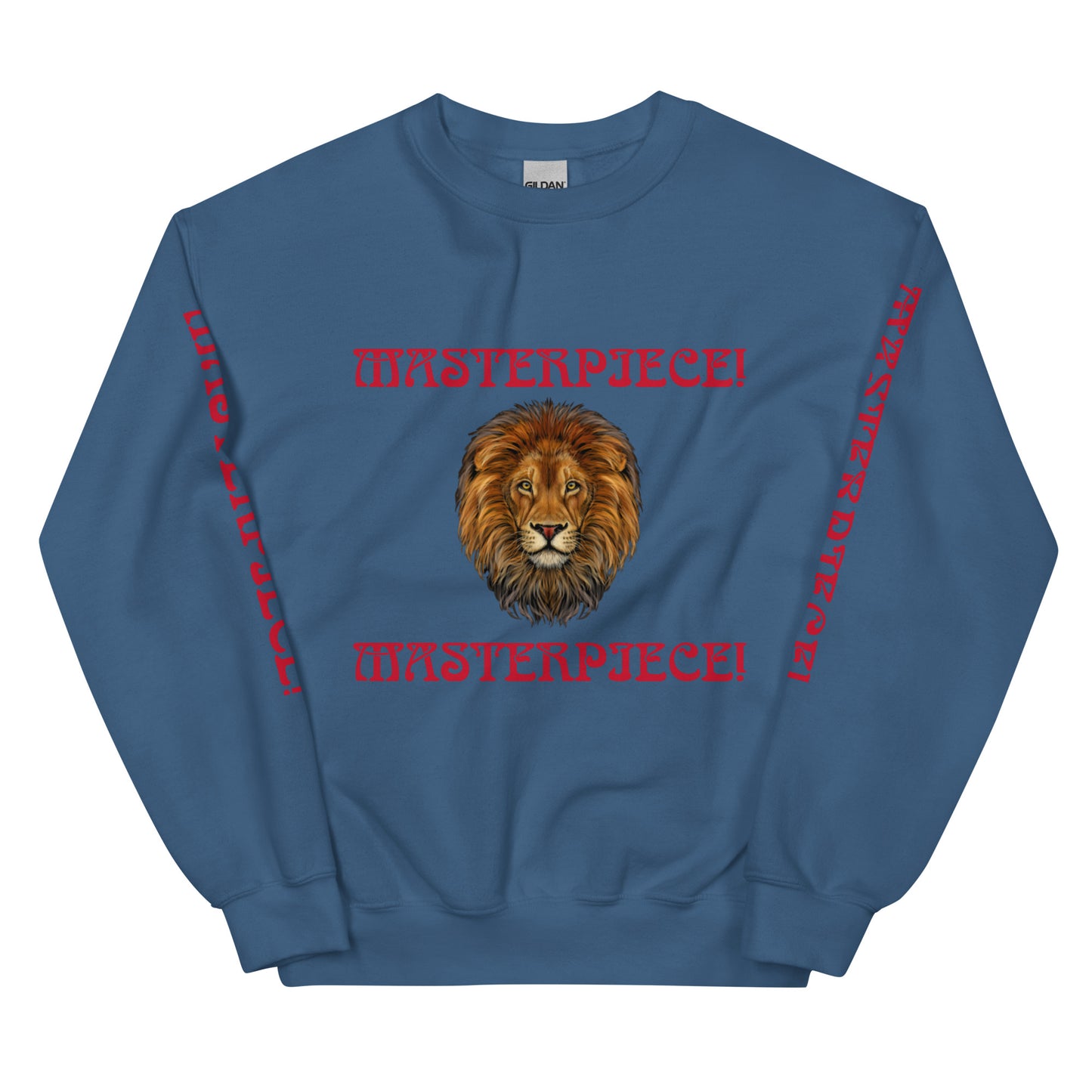 “MASTERPIECE!”Unisex Sweatshirt W/Red Font
