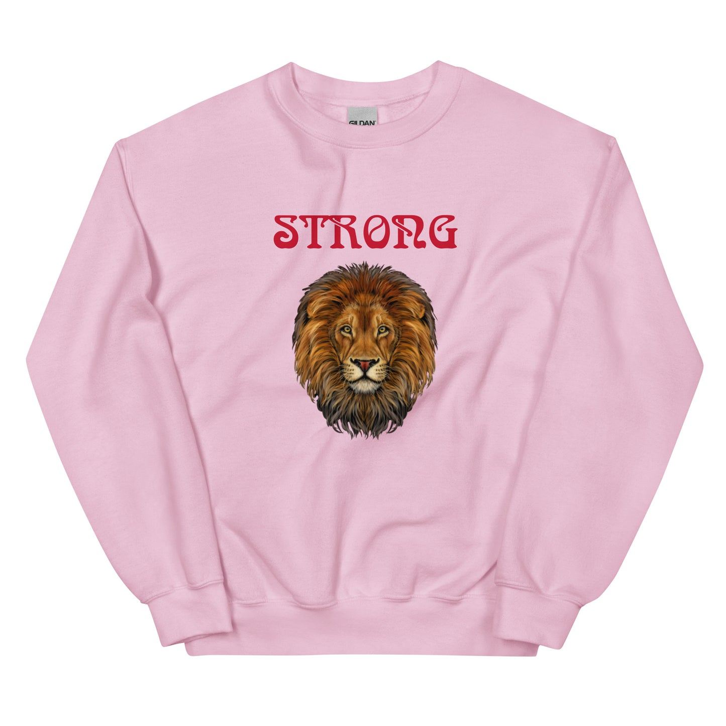 “STRONG”Unisex Sweatshirt W/Red Font