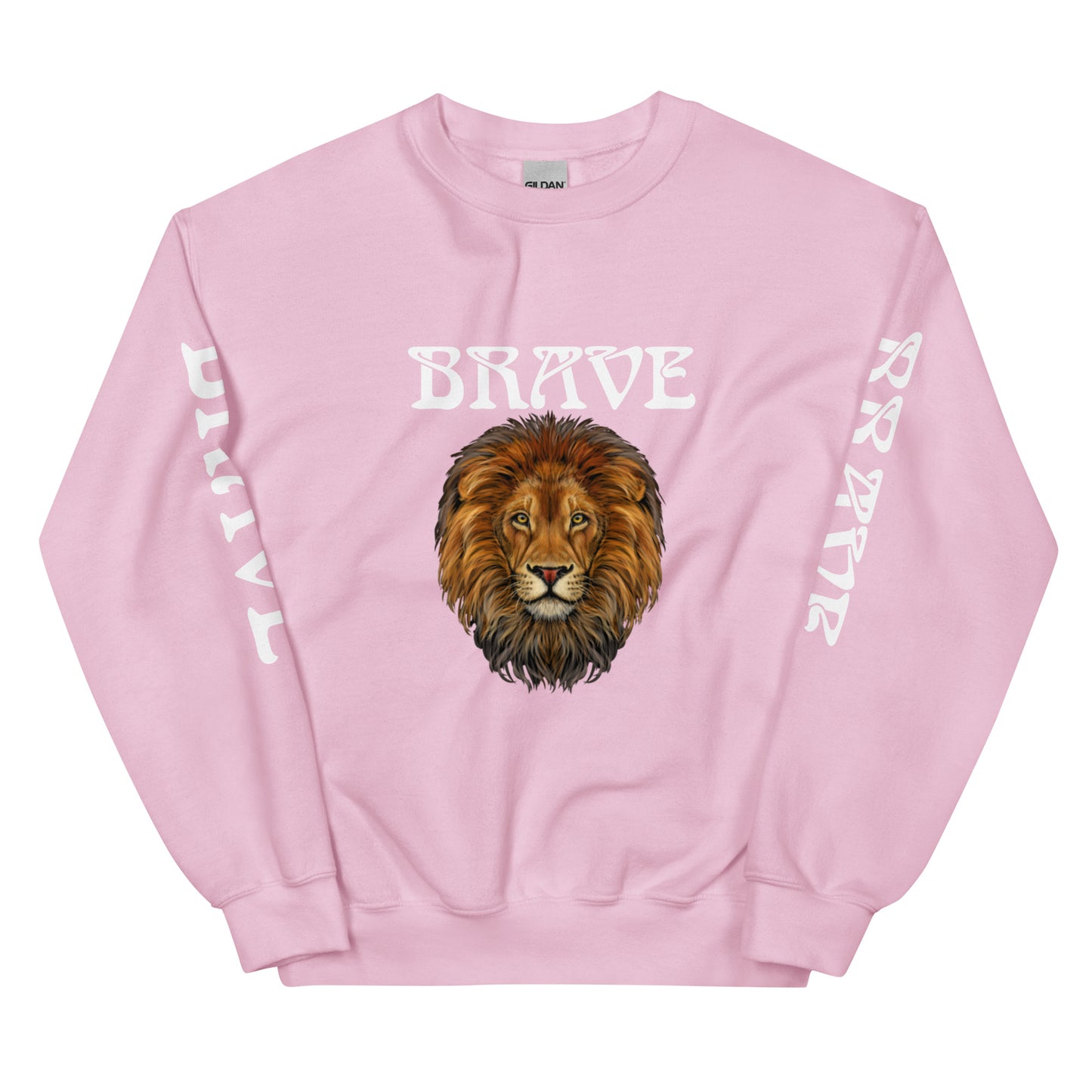 “BRAVE”Unisex Sweatshirt W/White Font