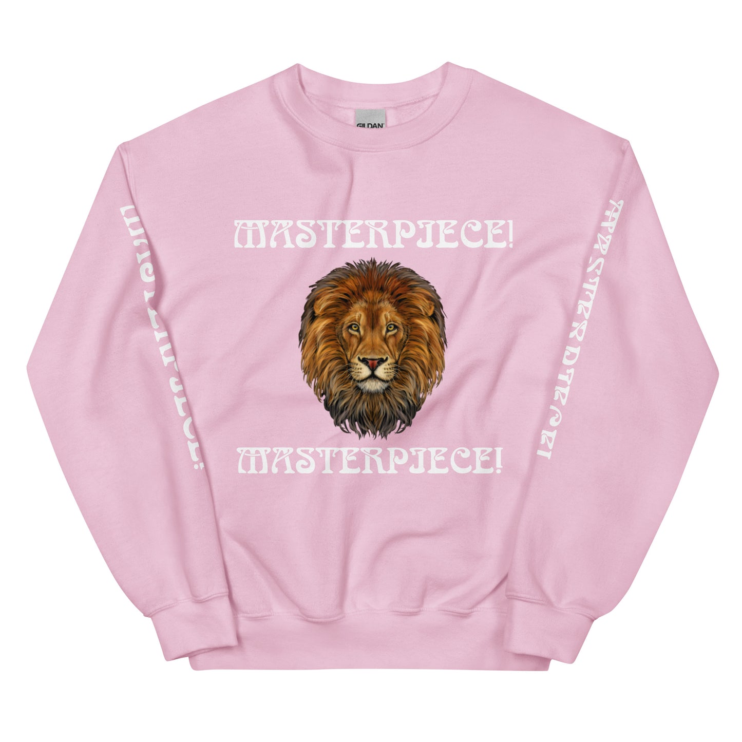 “MASTERPIECE!”Unisex Sweatshirt W/White Font