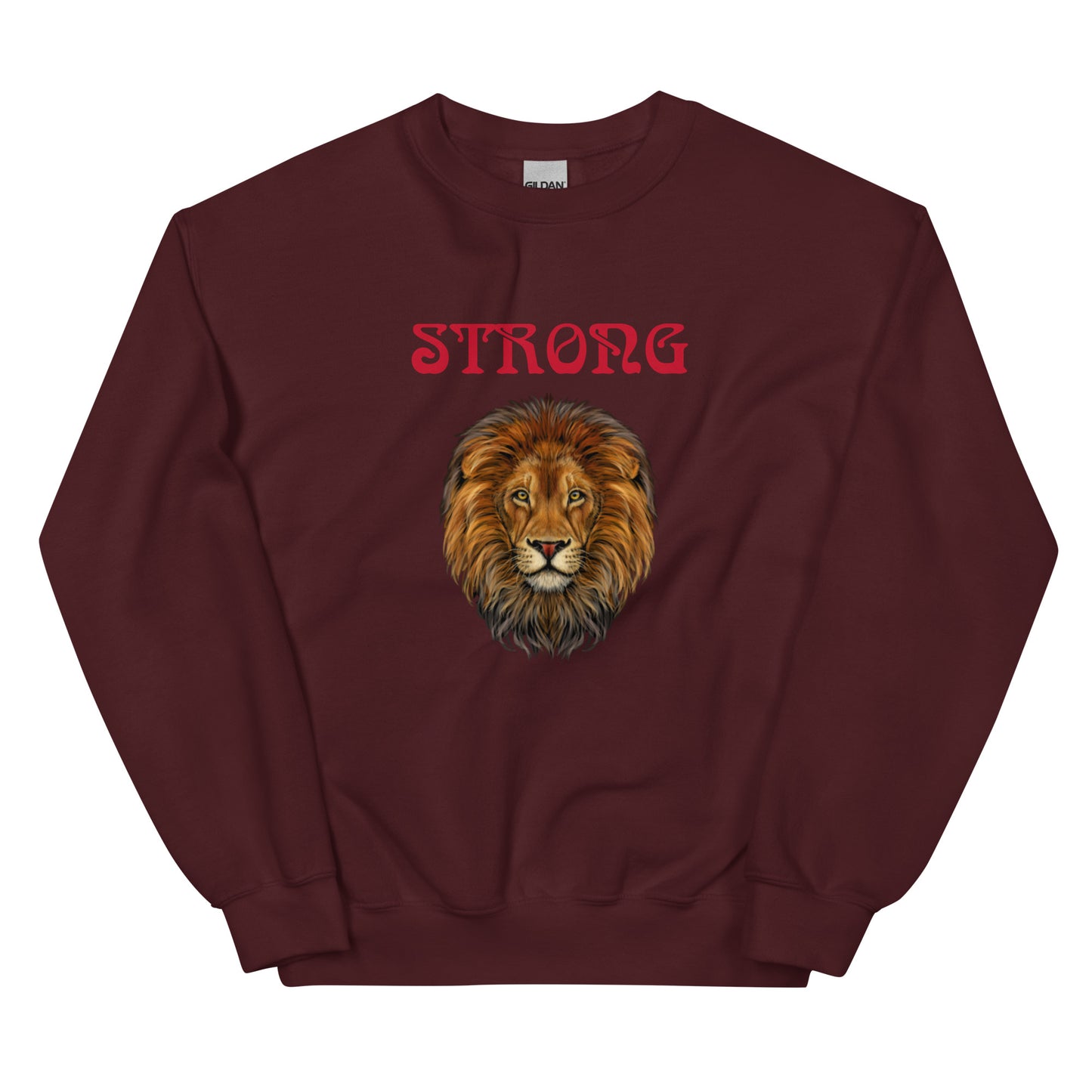 “STRONG”Unisex Sweatshirt W/Red Font