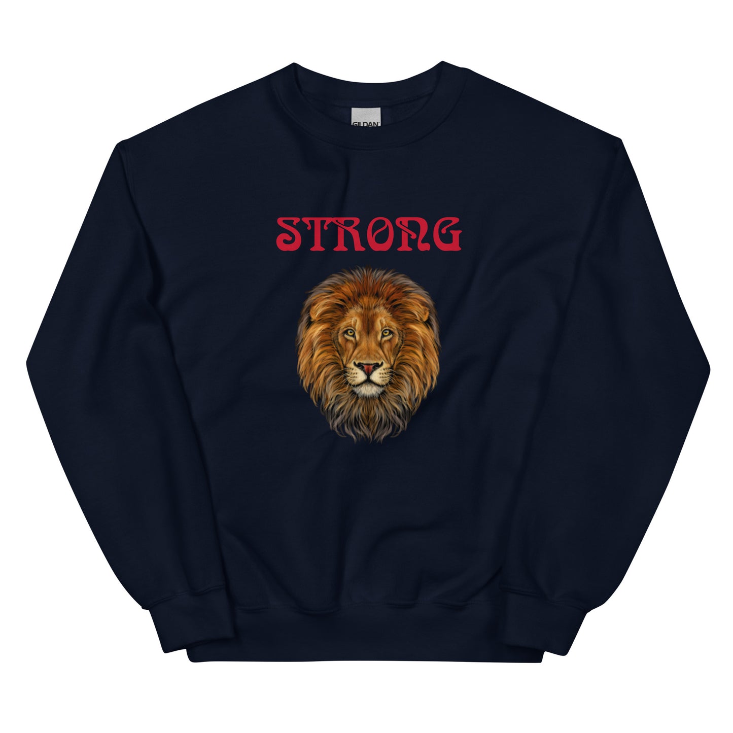 “STRONG”Unisex Sweatshirt W/Red Font