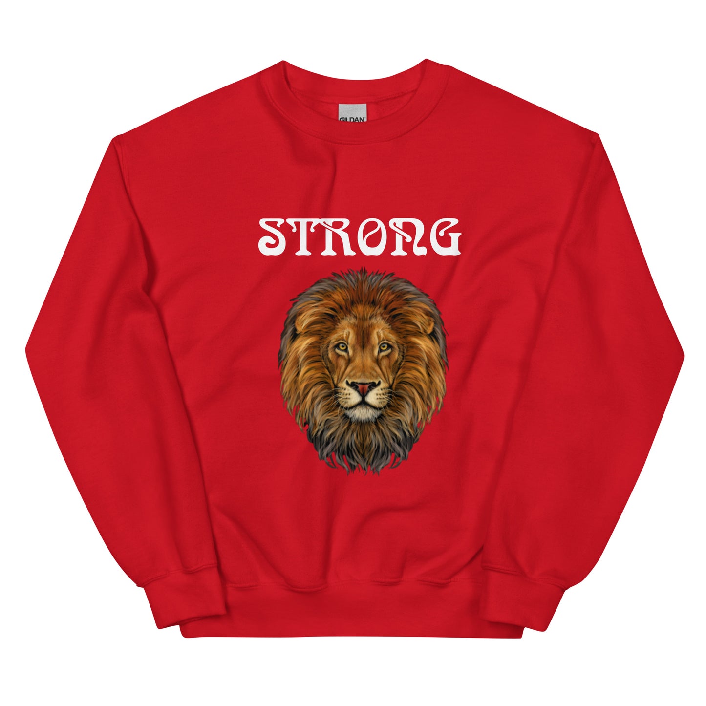 “STRONG”Unisex Sweatshirt W/White Font