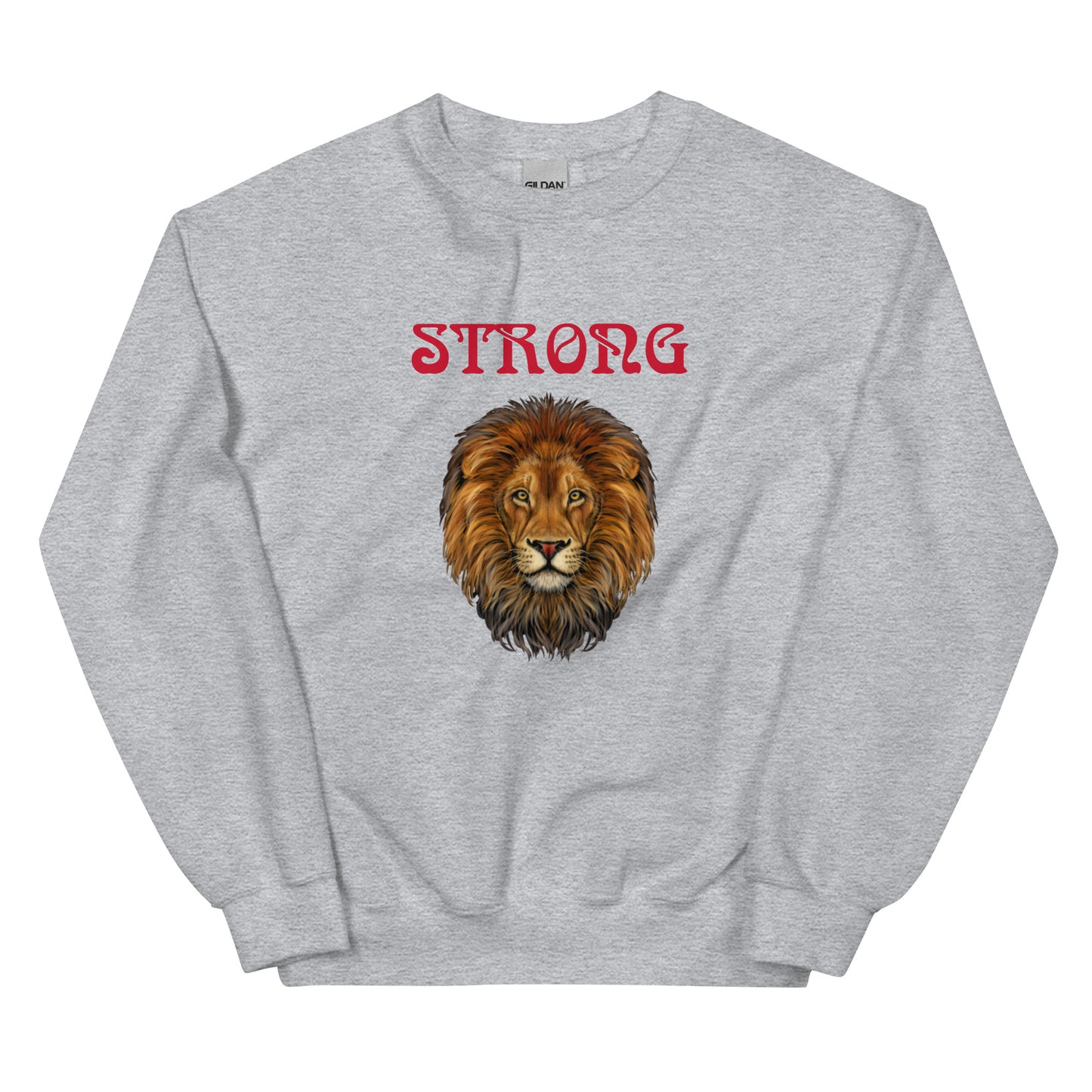“STRONG”Unisex Sweatshirt W/Red Font
