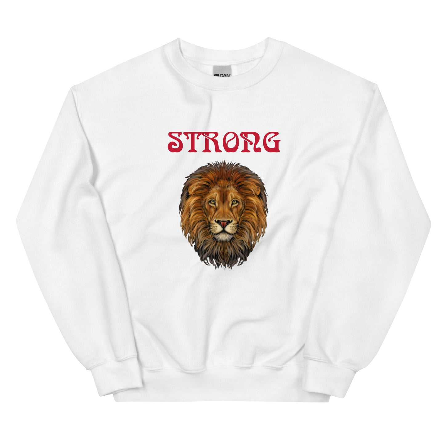 “STRONG”Unisex Sweatshirt W/Red Font