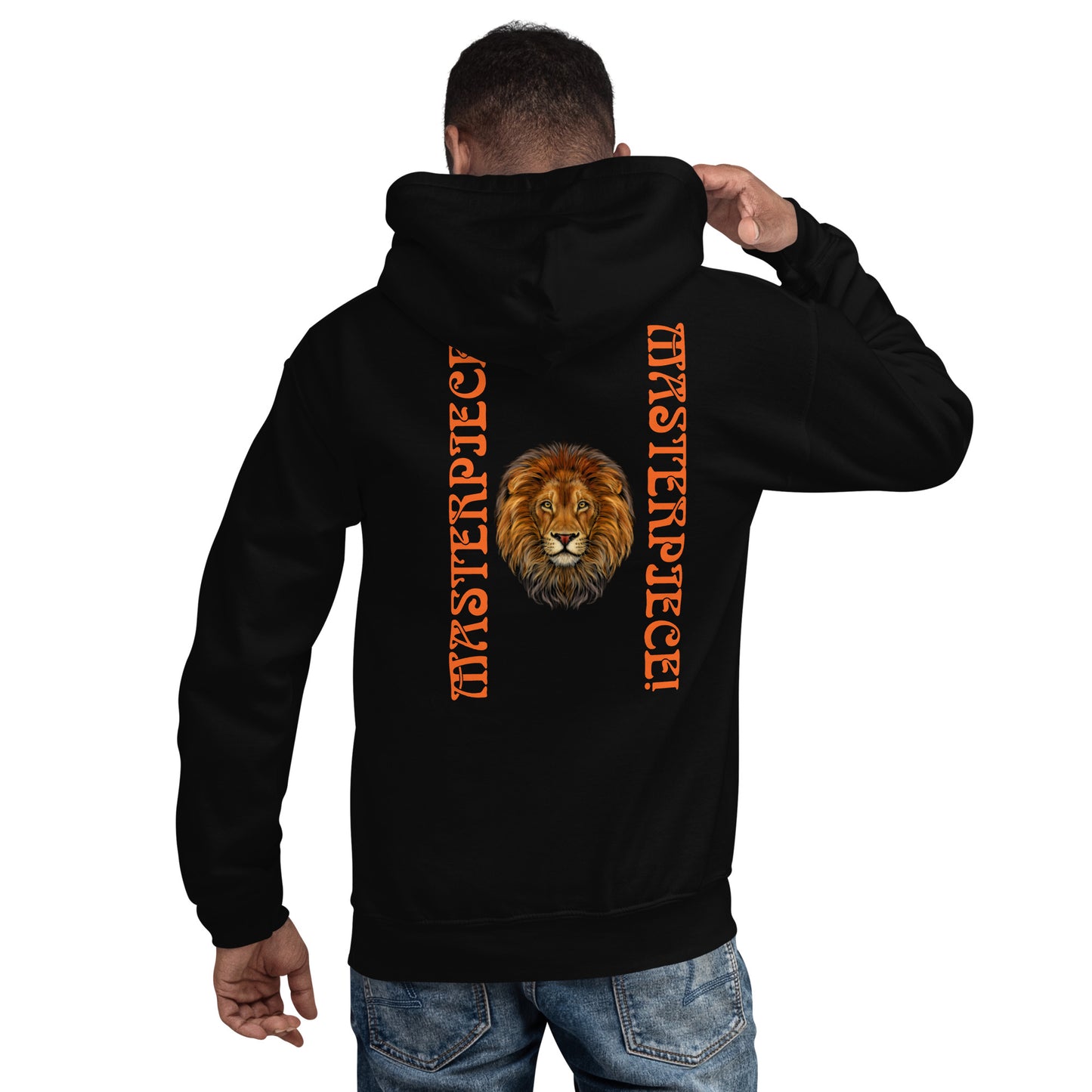 “MASTERPIECE!"Unisex Hoodie W/Orange Font