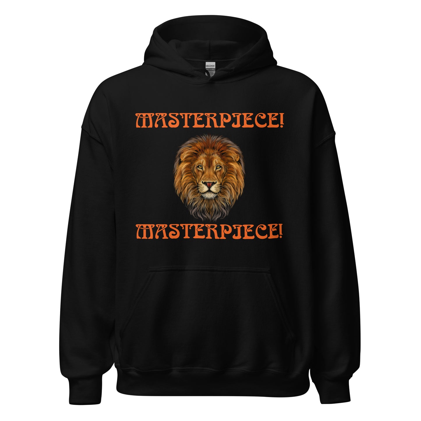 “MASTERPIECE!"Unisex Hoodie W/Orange Font