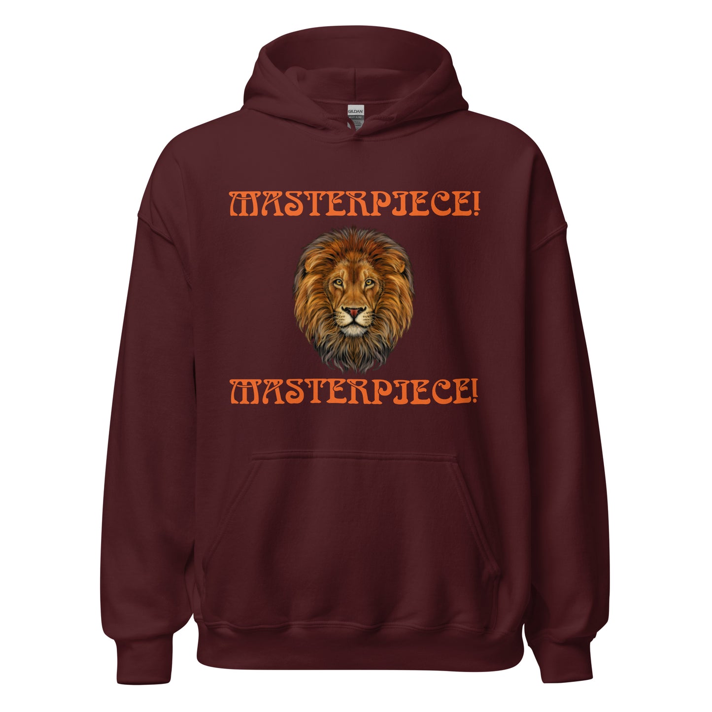 “MASTERPIECE!"Unisex Hoodie W/Orange Font