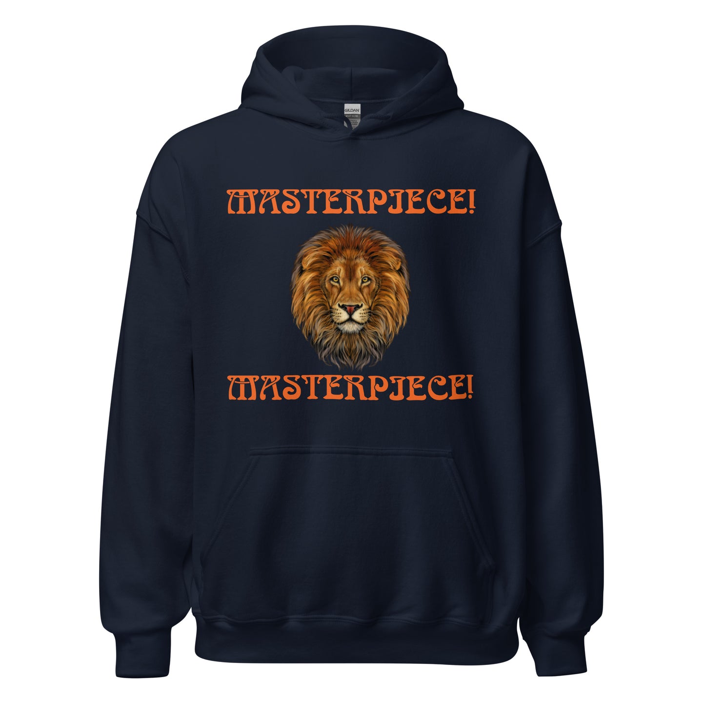 “MASTERPIECE!"Unisex Hoodie W/Orange Font