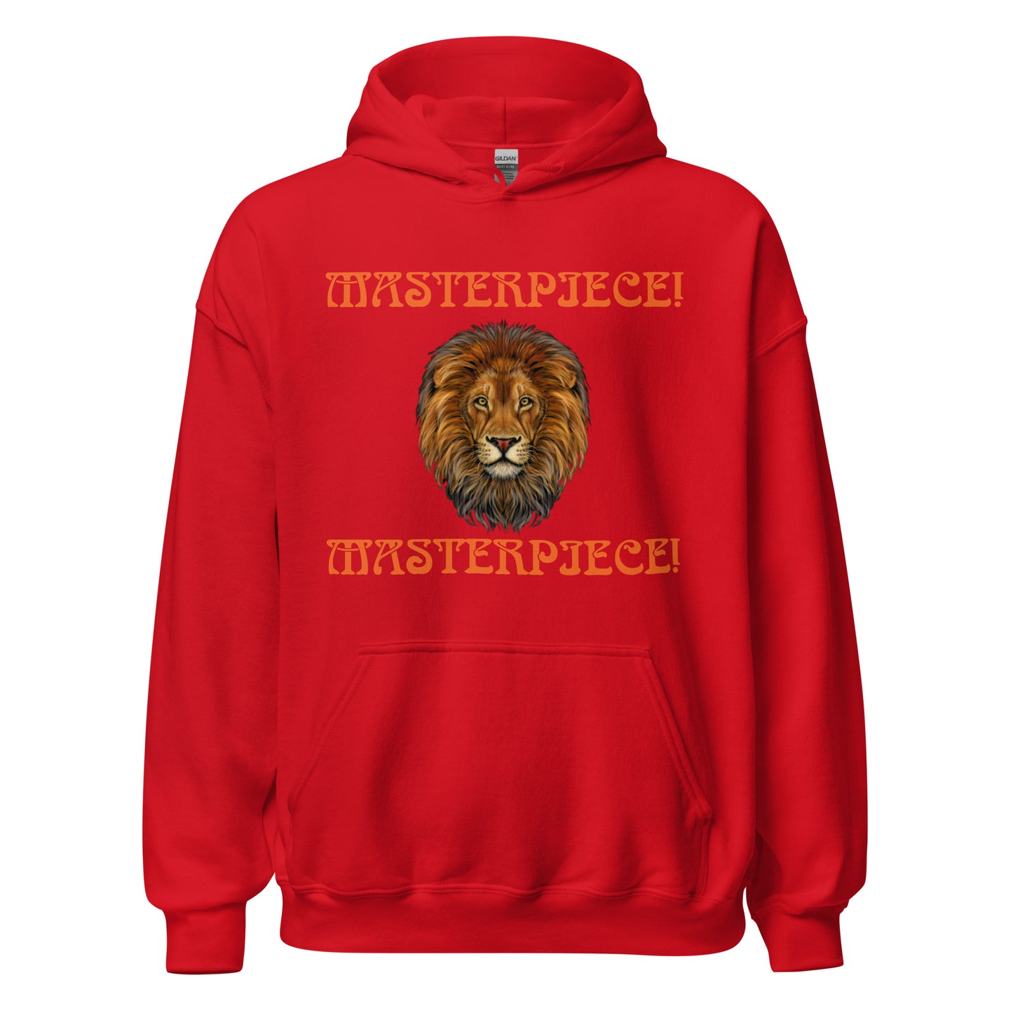 “MASTERPIECE!"Unisex Hoodie W/Orange Font