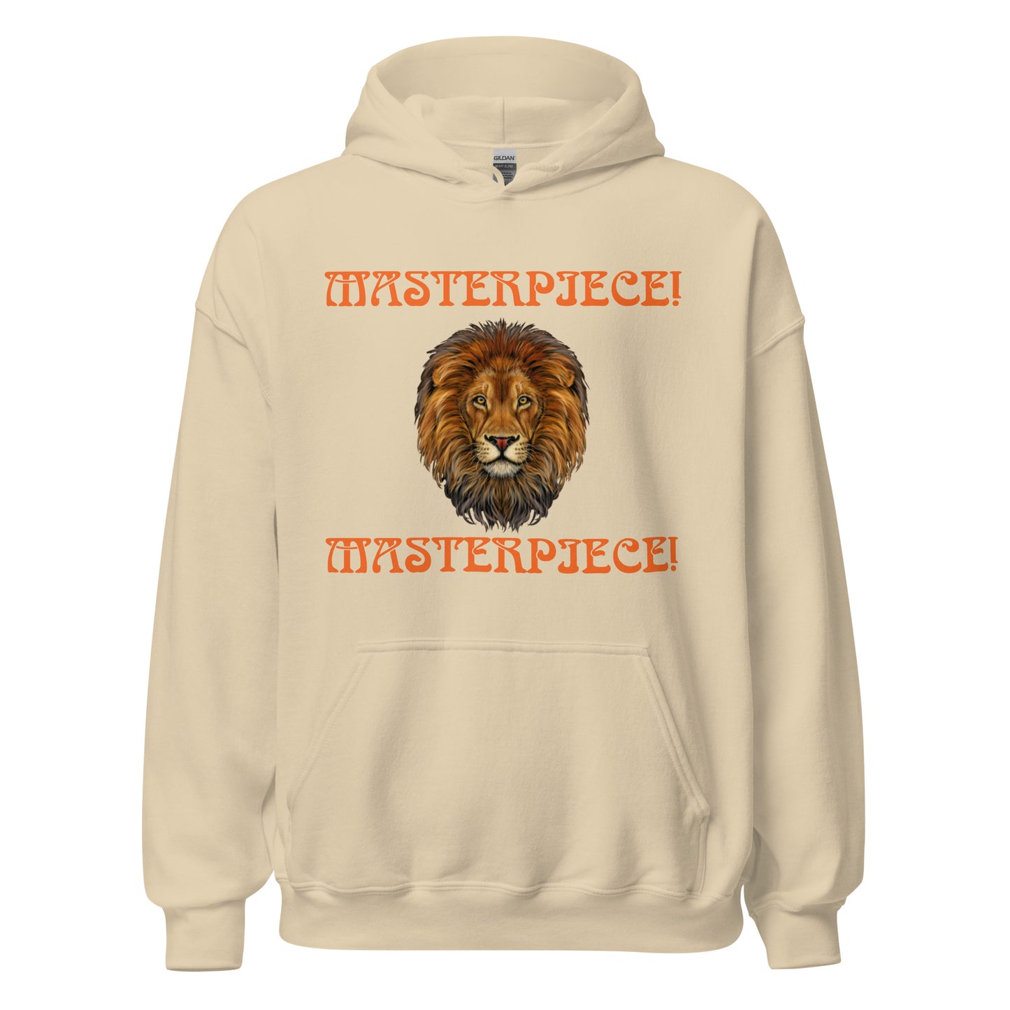 “MASTERPIECE!"Unisex Hoodie W/Orange Font