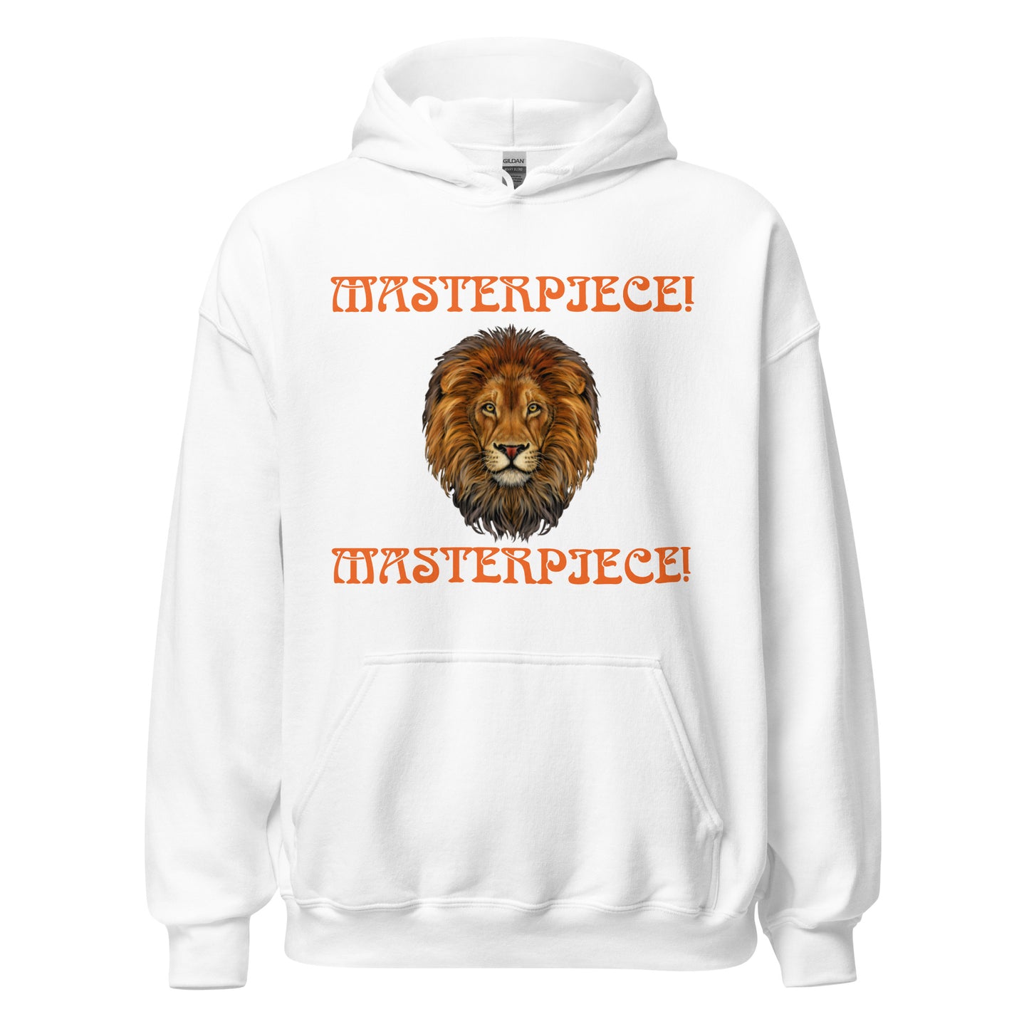 “MASTERPIECE!"Unisex Hoodie W/Orange Font