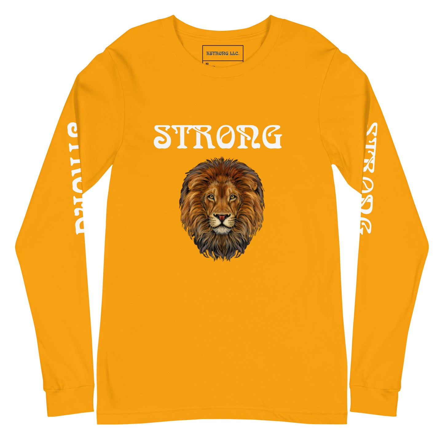 “STRONG”Unisex Long Sleeve Tee W/White Font