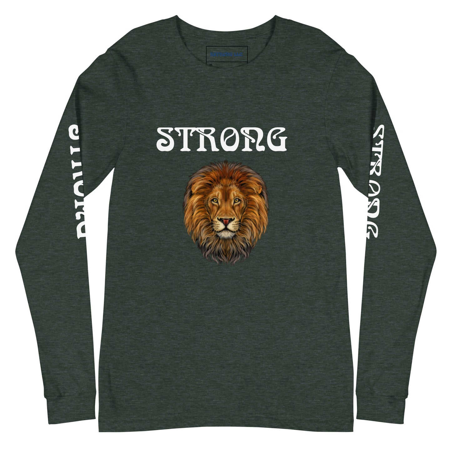 “STRONG”Unisex Long Sleeve Tee W/White Font