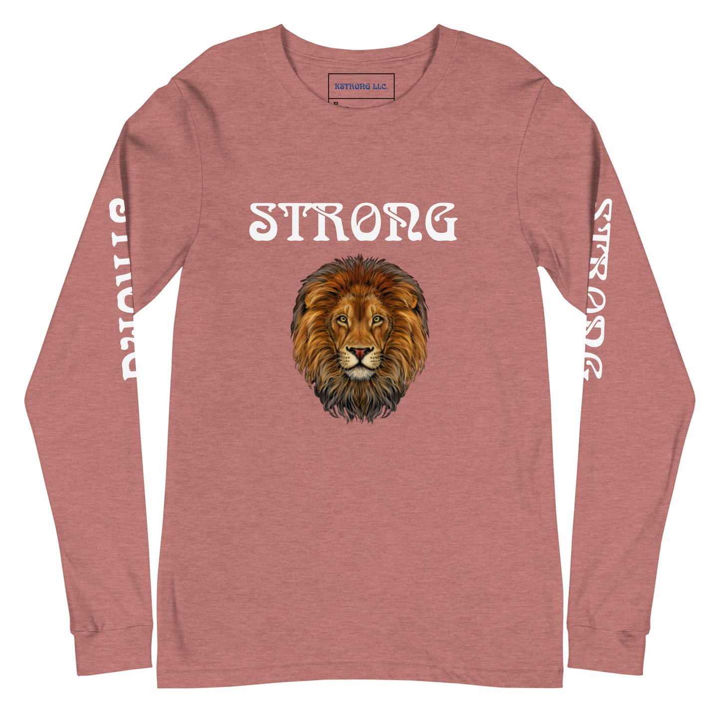 “STRONG”Unisex Long Sleeve Tee W/White Font