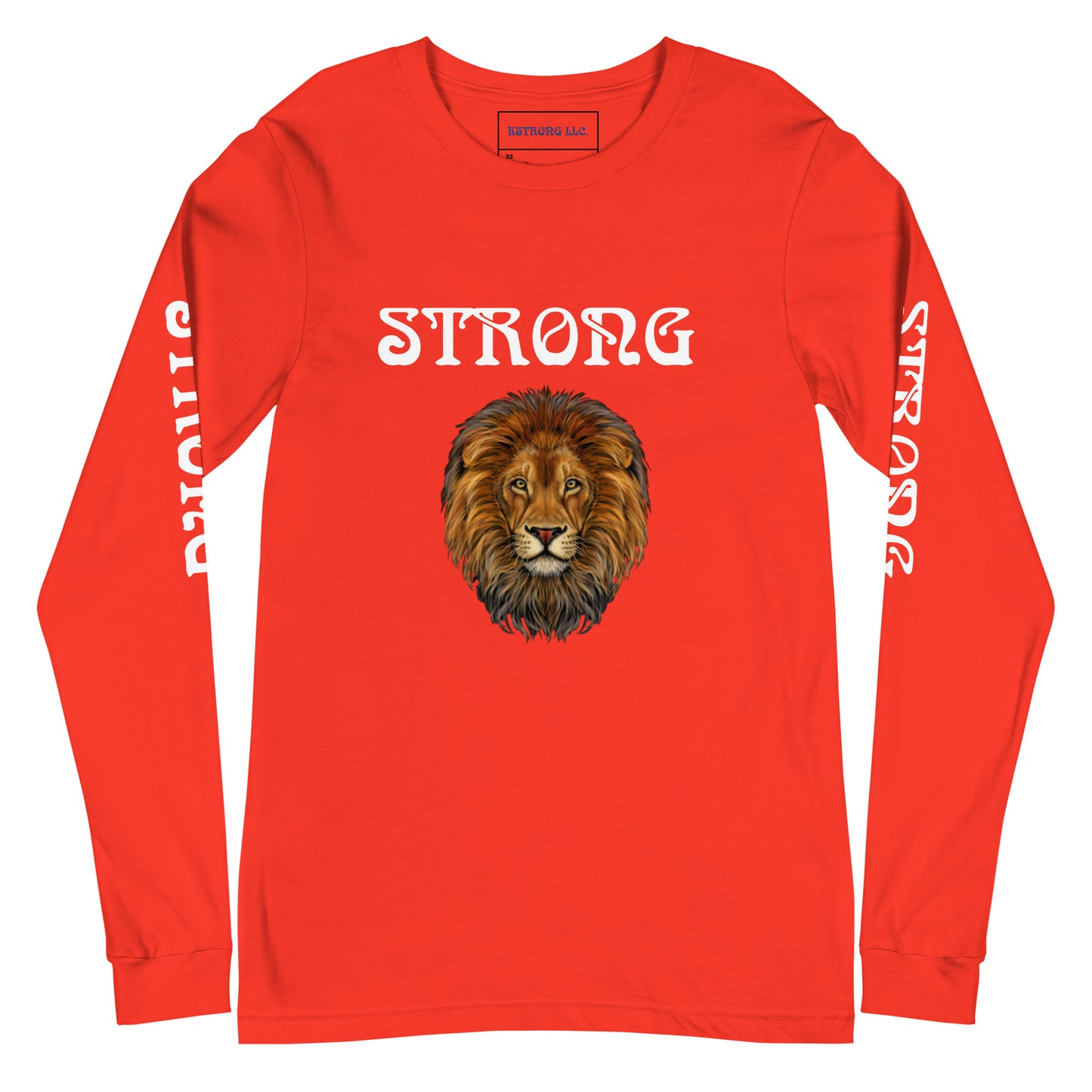 “STRONG”Unisex Long Sleeve Tee W/White Font