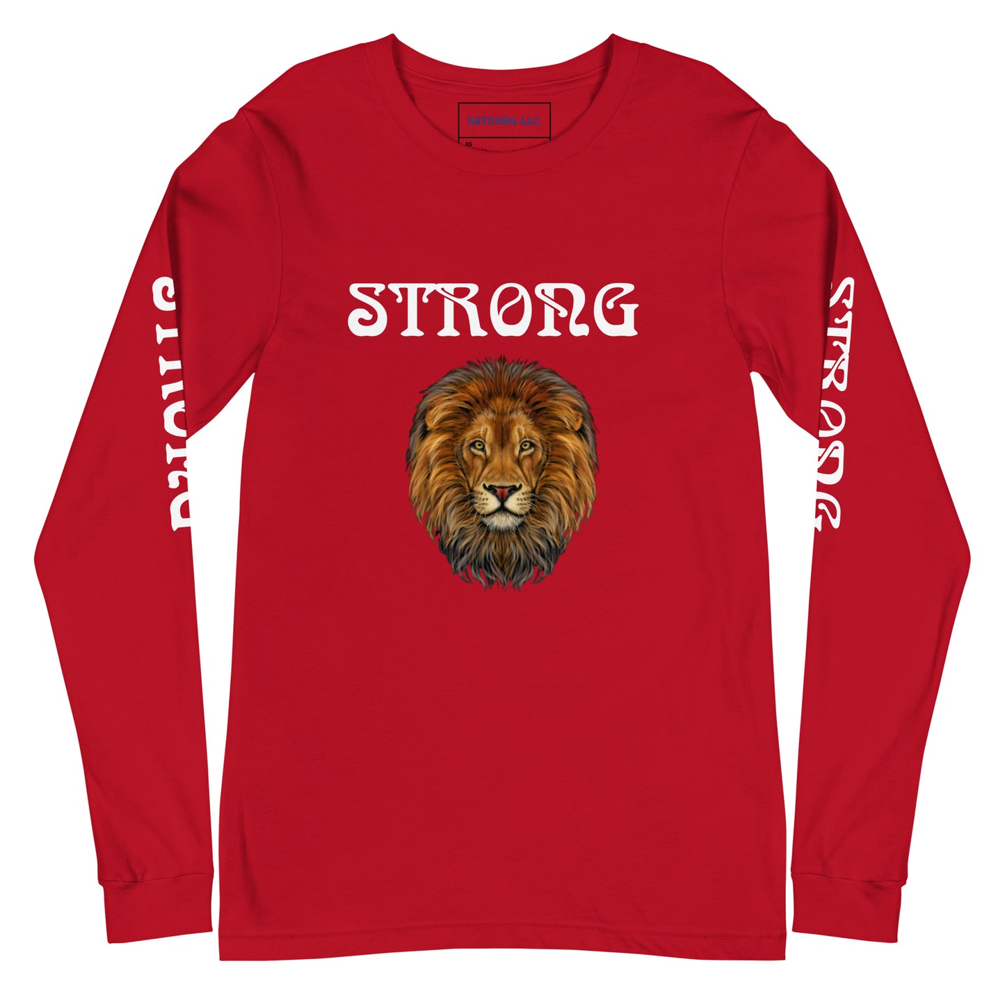 “STRONG”Unisex Long Sleeve Tee W/White Font
