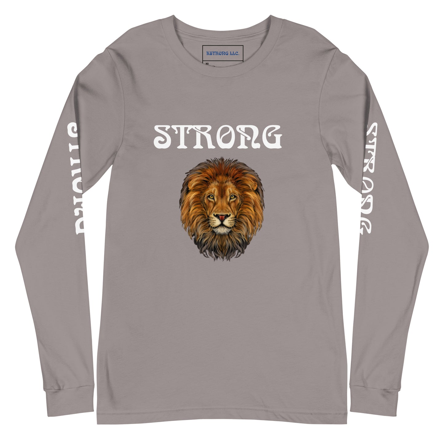 “STRONG”Unisex Long Sleeve Tee W/White Font