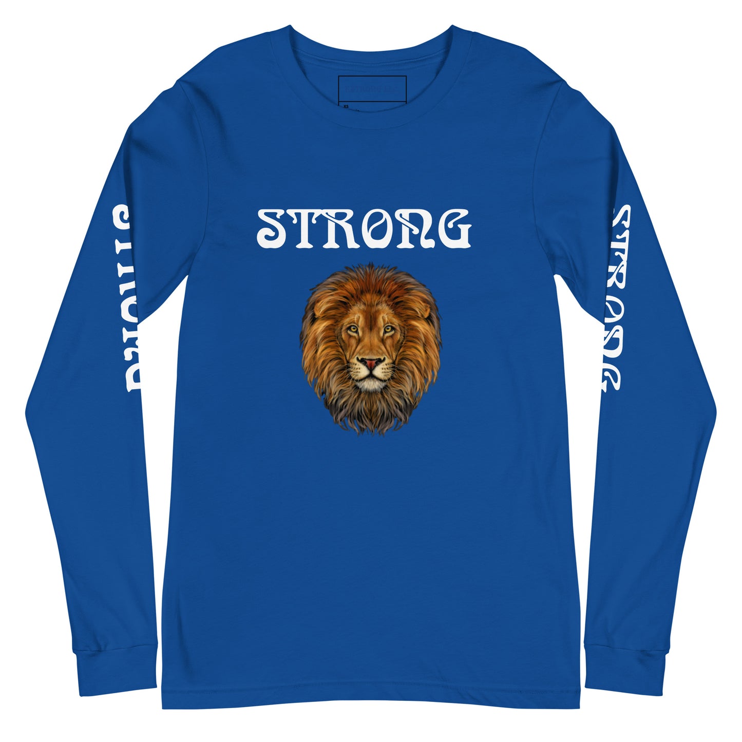“STRONG”Unisex Long Sleeve Tee W/White Font