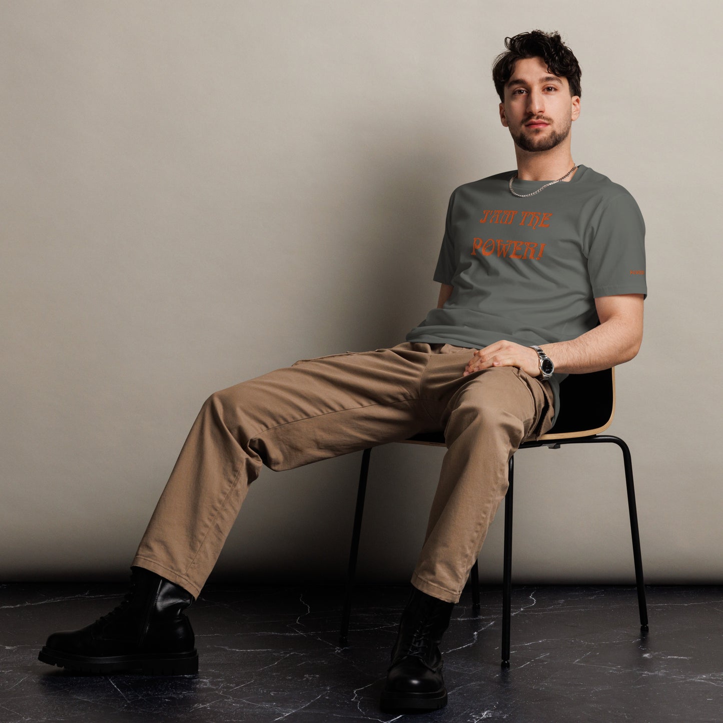 “I’AM THE POWER!”Unisex Premium T-Shirt W/Orange Font