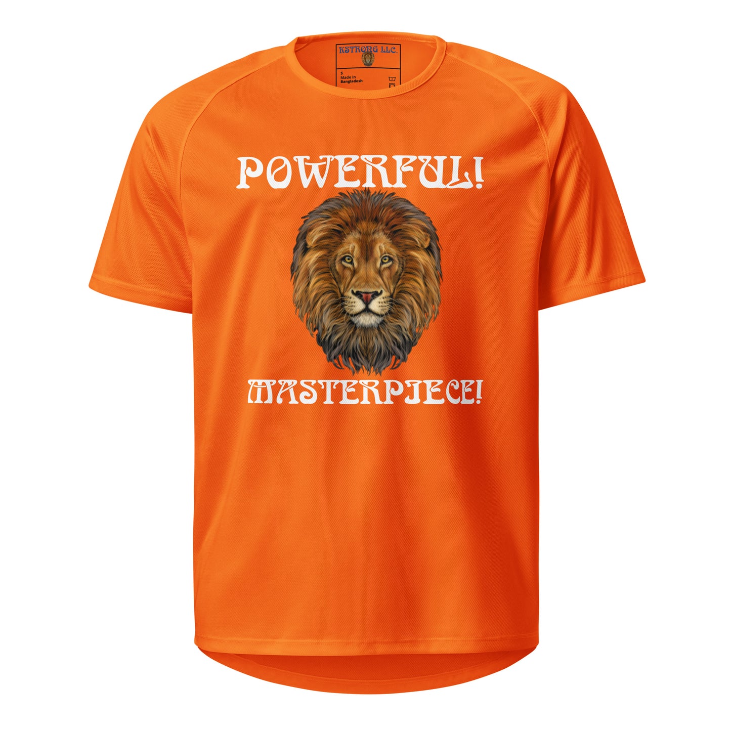 “POWERFUL!,MASTERPIECE!”Unisex Sports Jersey W/White Font