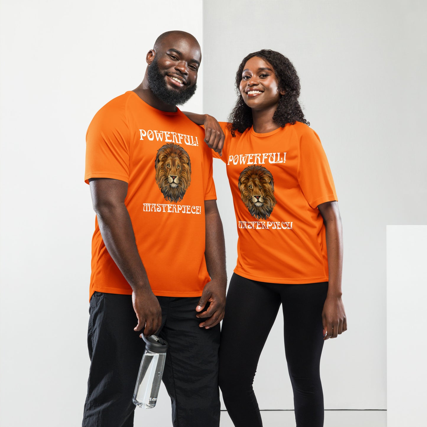 “POWERFUL!,MASTERPIECE!”Unisex Sports Jersey W/White Font
