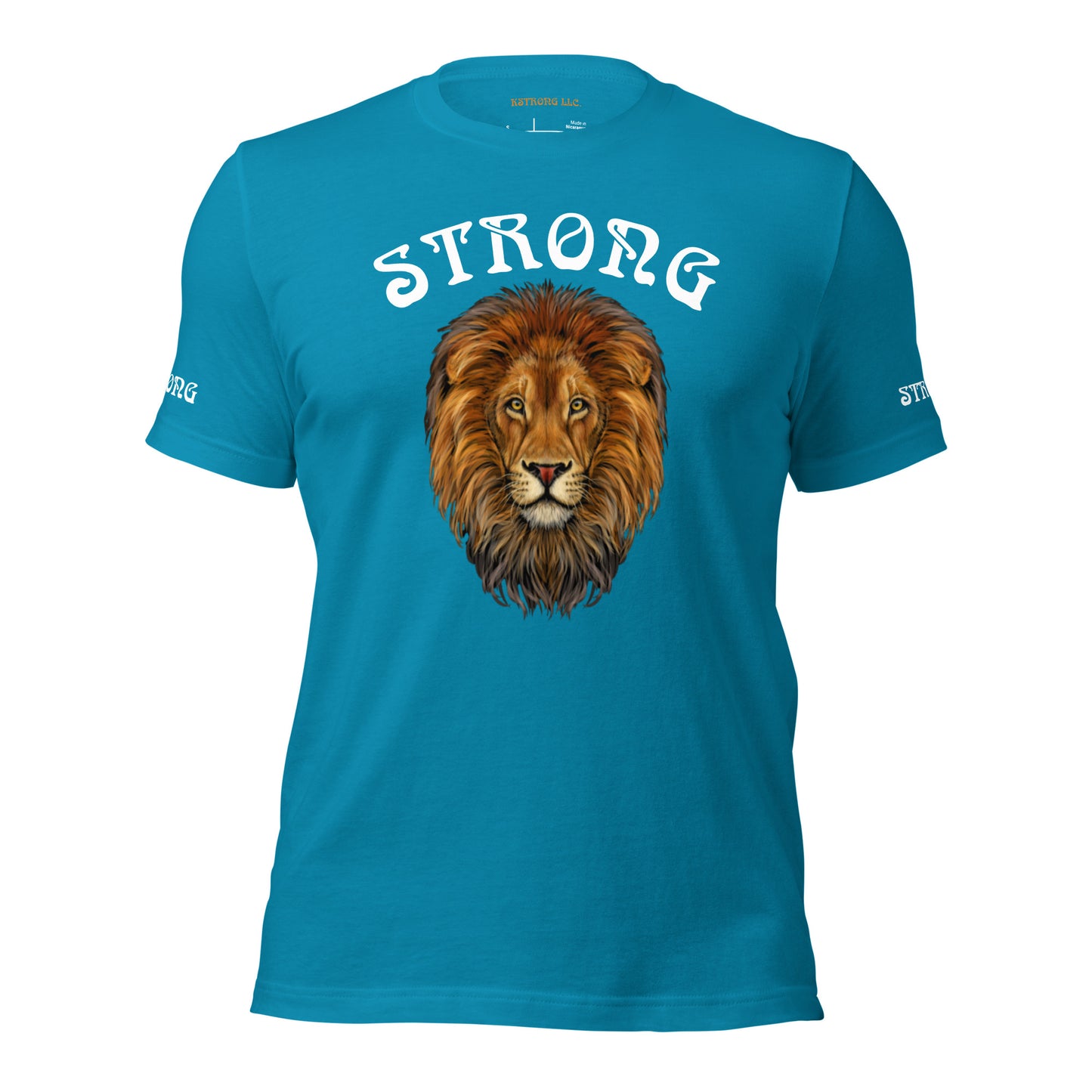 “STRONG”Men’s T-Shirt W/White Arch Font
