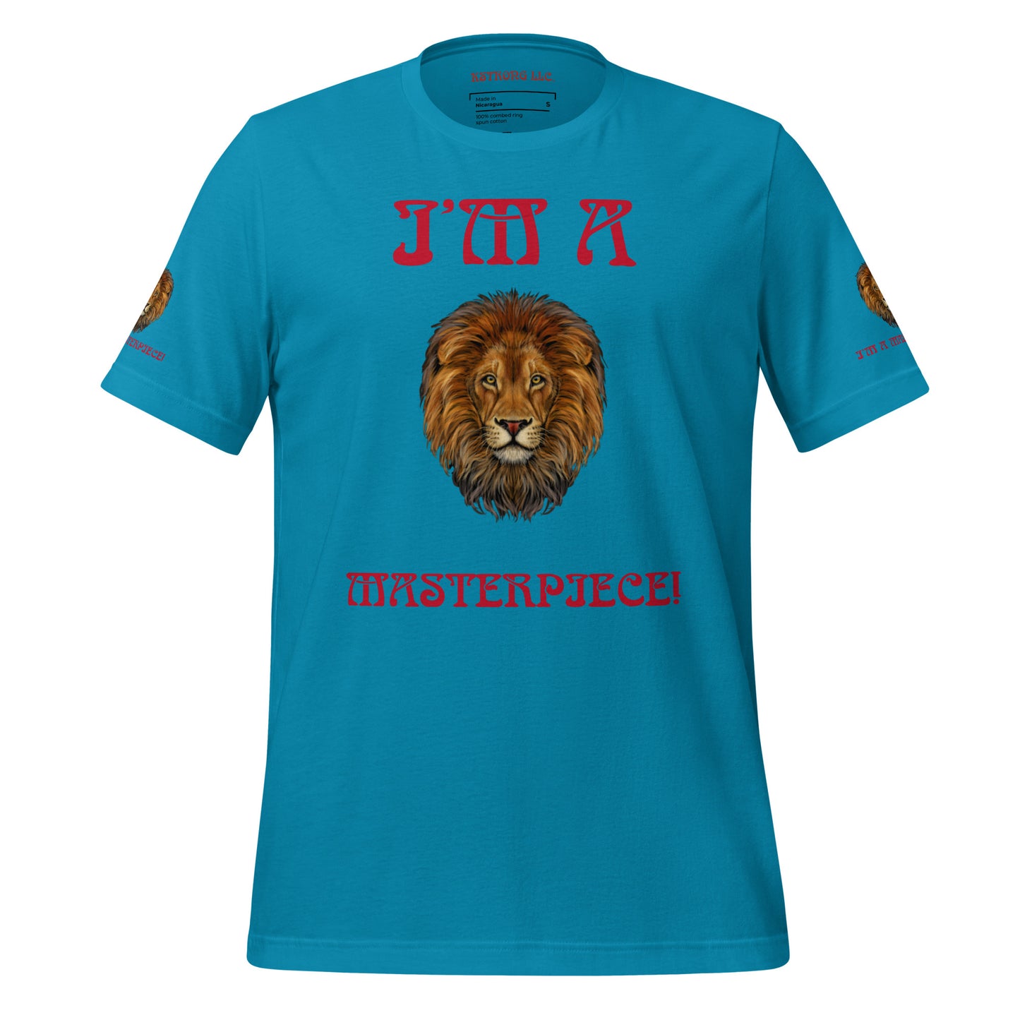 I’M A MASTERPIECE!"Unisex T-Shirt W/Red Font