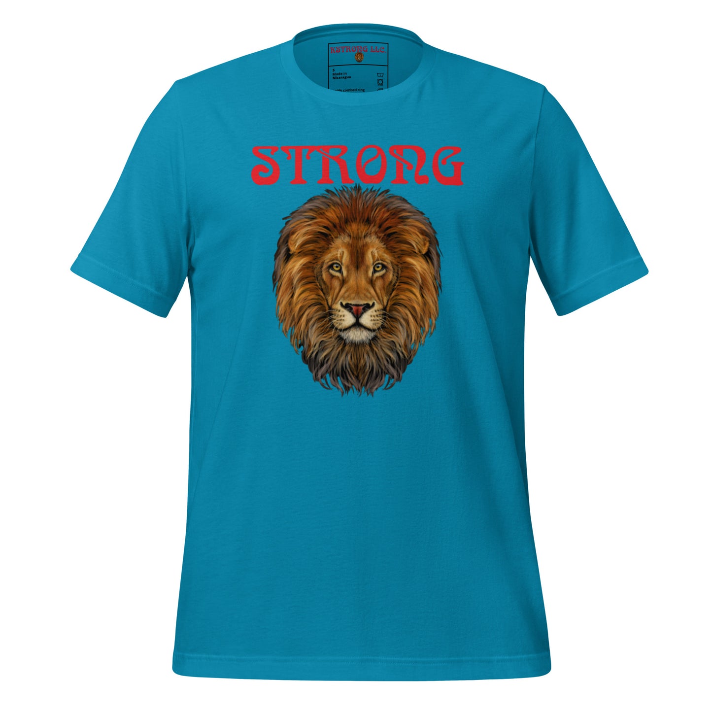 “STRONG”Unisex T-Shirt W/Back Double Red Font
