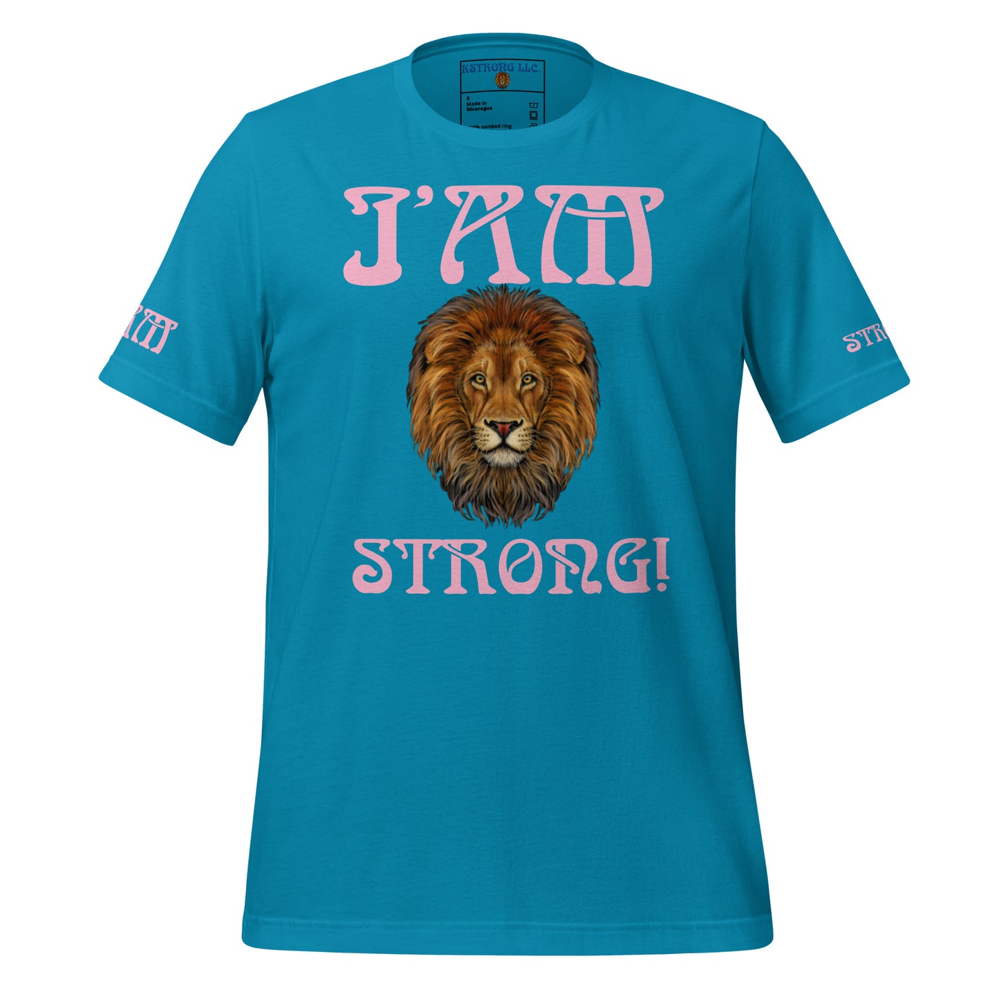 “I’AM STRONG!”Unisex T-Shirt W/Cotton Candy Font