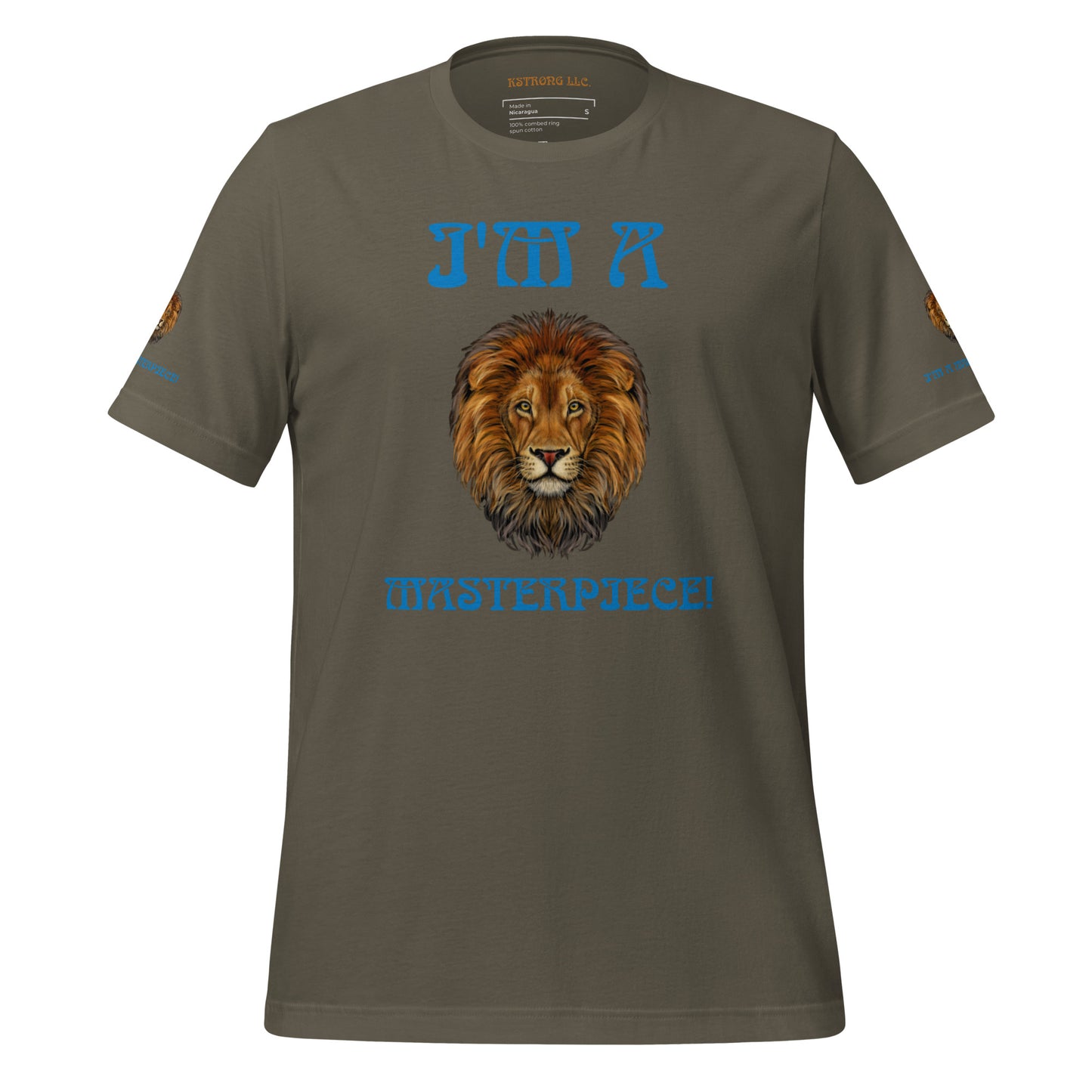 I’M A MASTERPIECE!"Unisex T-Shirt W/Blue Font