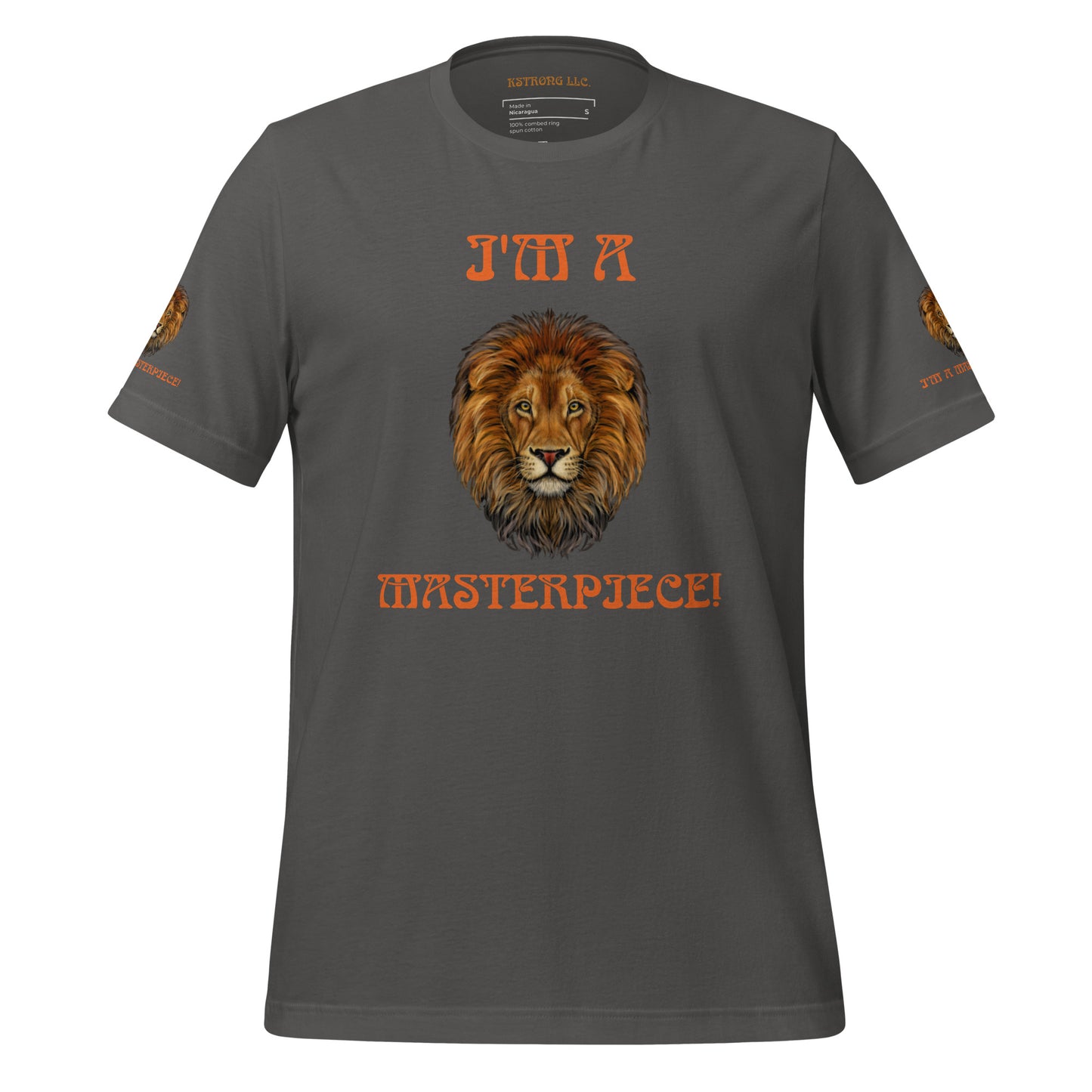 “I’M A MASTERPIECE!”Unisex T-Shirt W/Orange Font