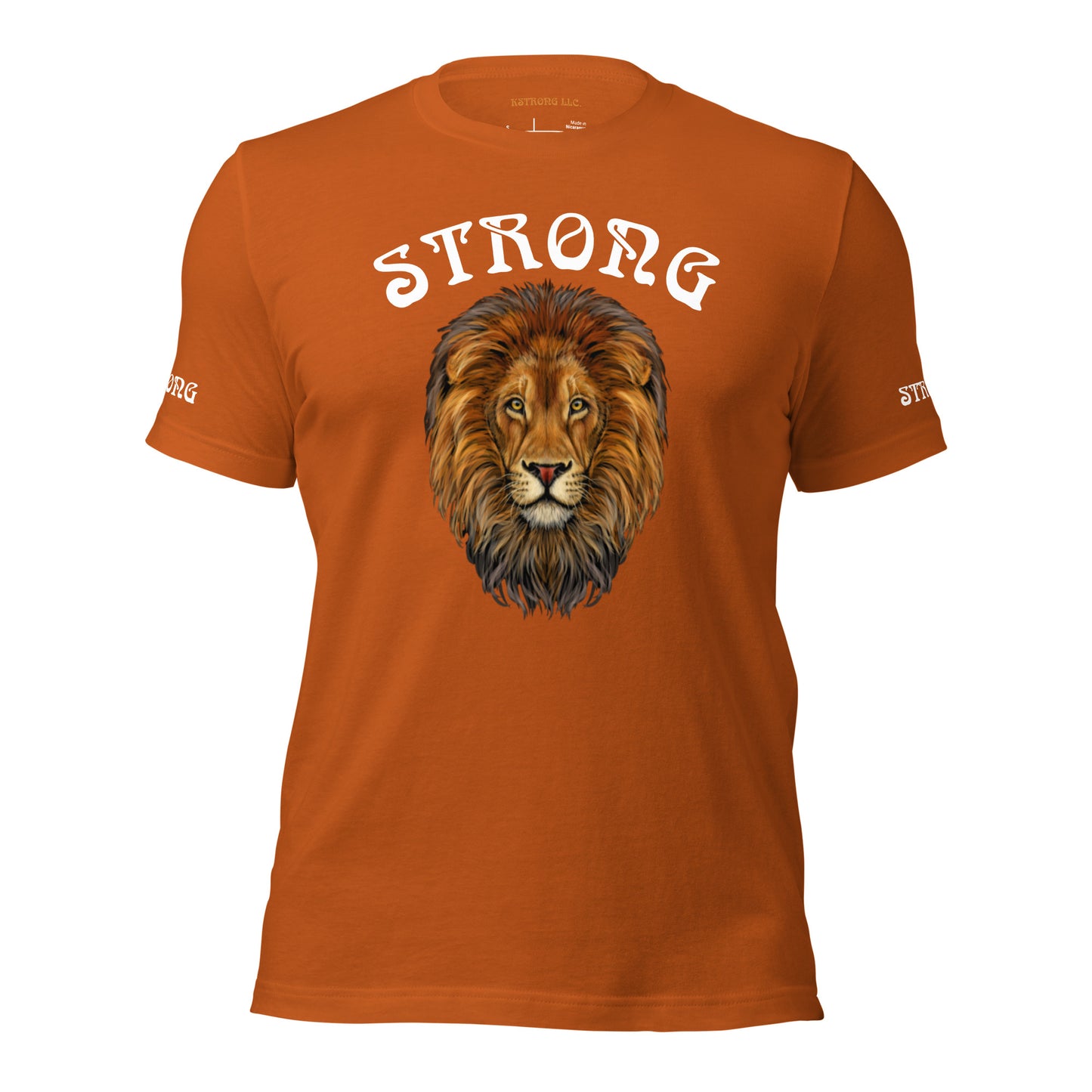 “STRONG”Men’s T-Shirt W/White Arch Font