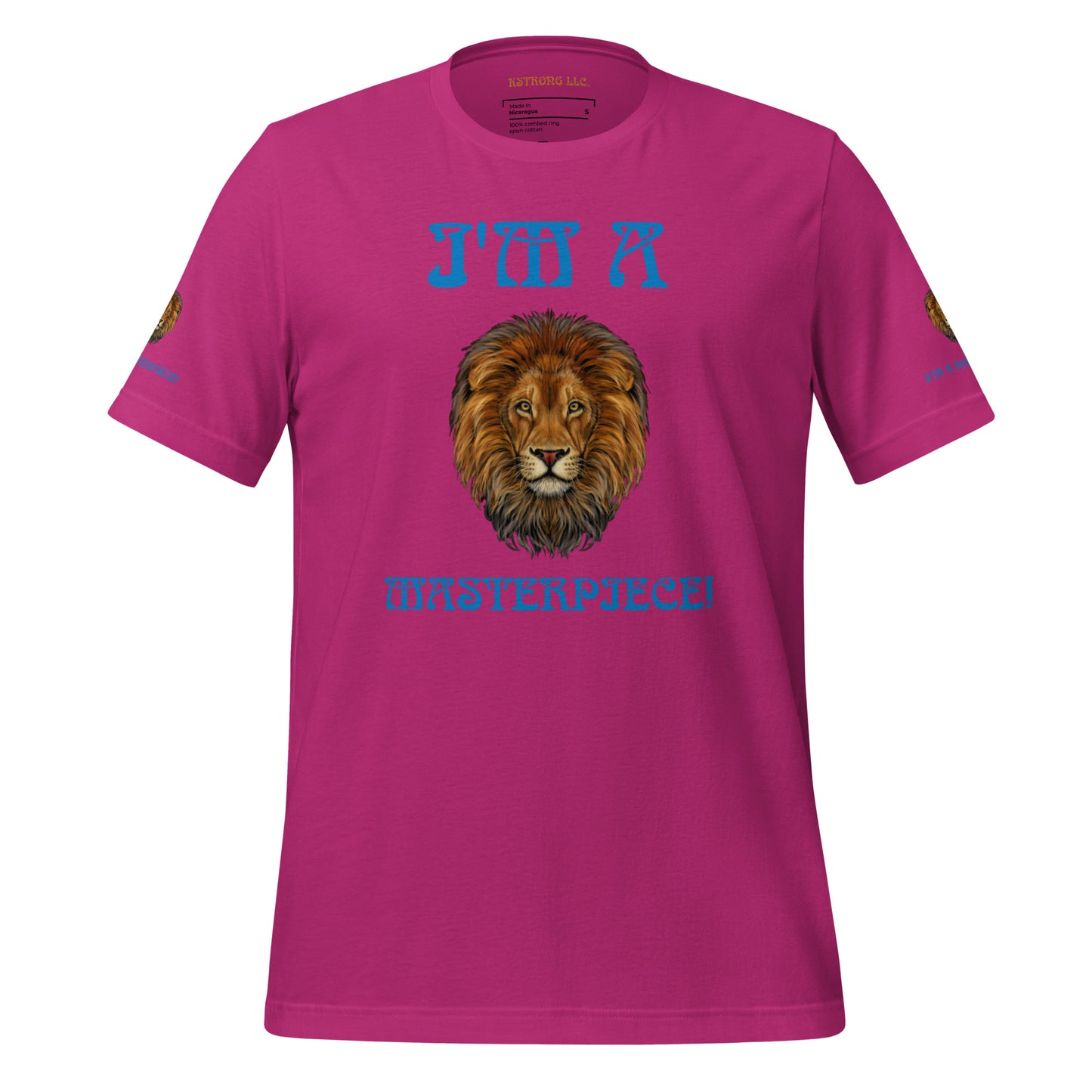 I’M A MASTERPIECE!"Unisex T-Shirt W/Blue Font